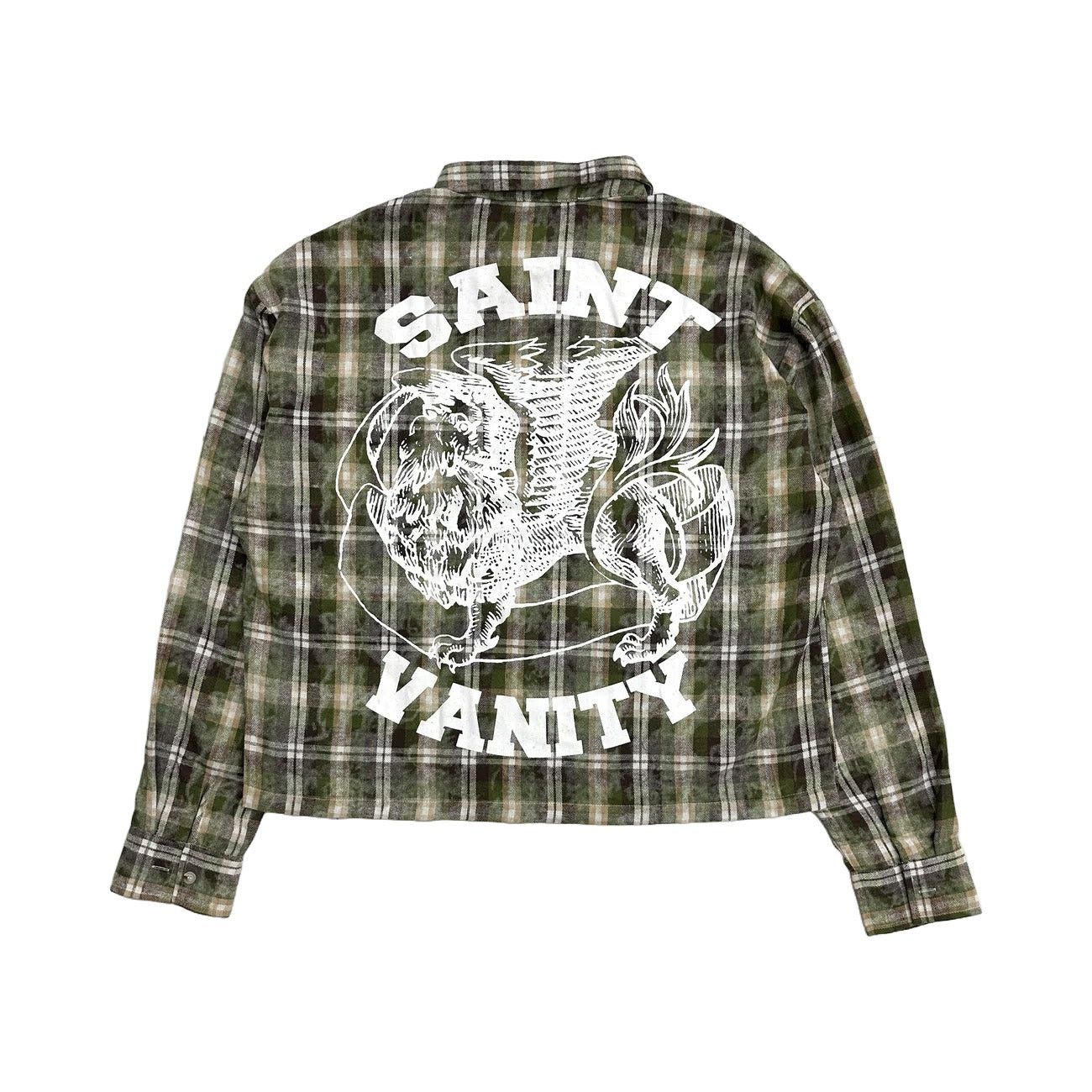 Saint Vanity Griffin Flannel Green Size US XL / EU 56 / 4 - 2 Thumbnail