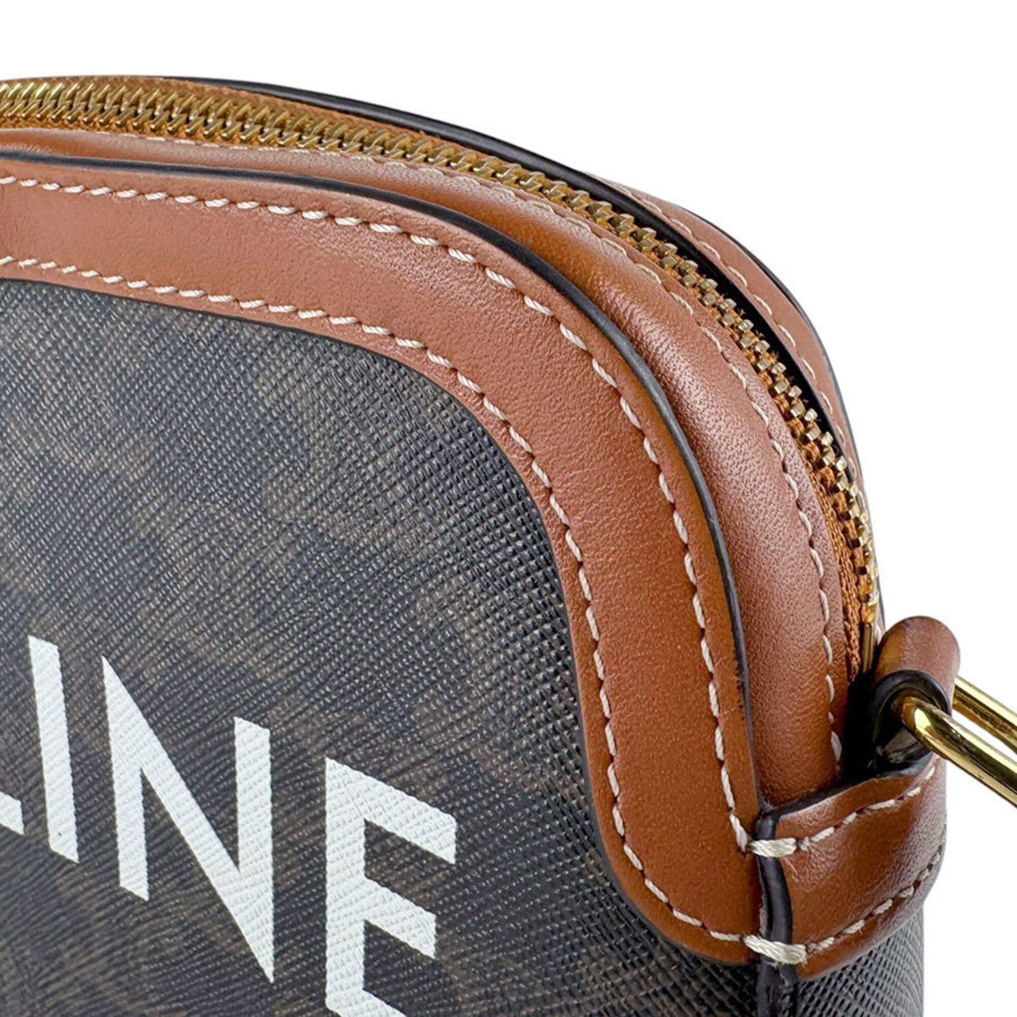 Celine Celine Triomphe Small Leather Camera Bag, Brown, Women's (z9605) Size ONE SIZE - 5 Thumbnail
