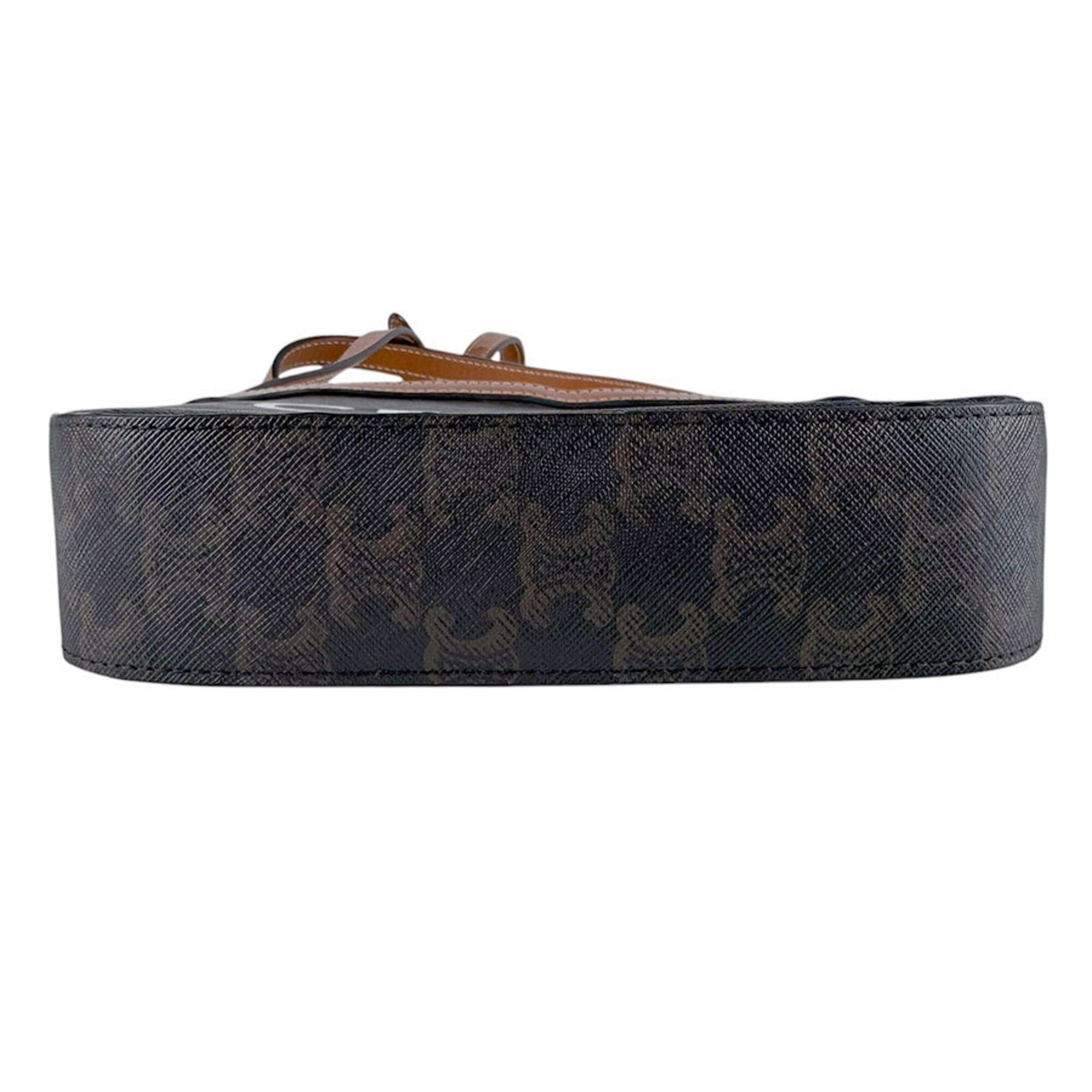 Celine Celine Triomphe Small Leather Camera Bag, Brown, Women's (z9605) Size ONE SIZE - 4 Thumbnail