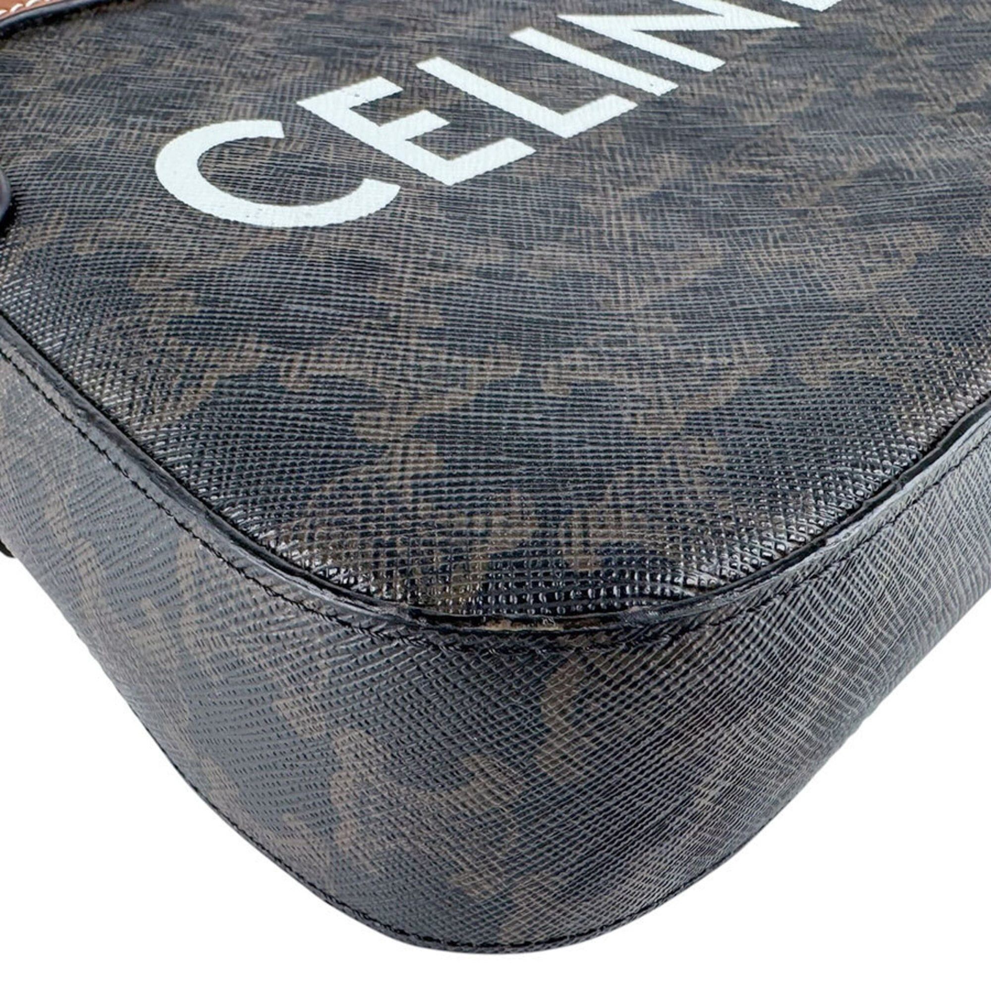 Celine Celine Triomphe Small Leather Camera Bag, Brown, Women's (z9605) Size ONE SIZE - 8 Thumbnail
