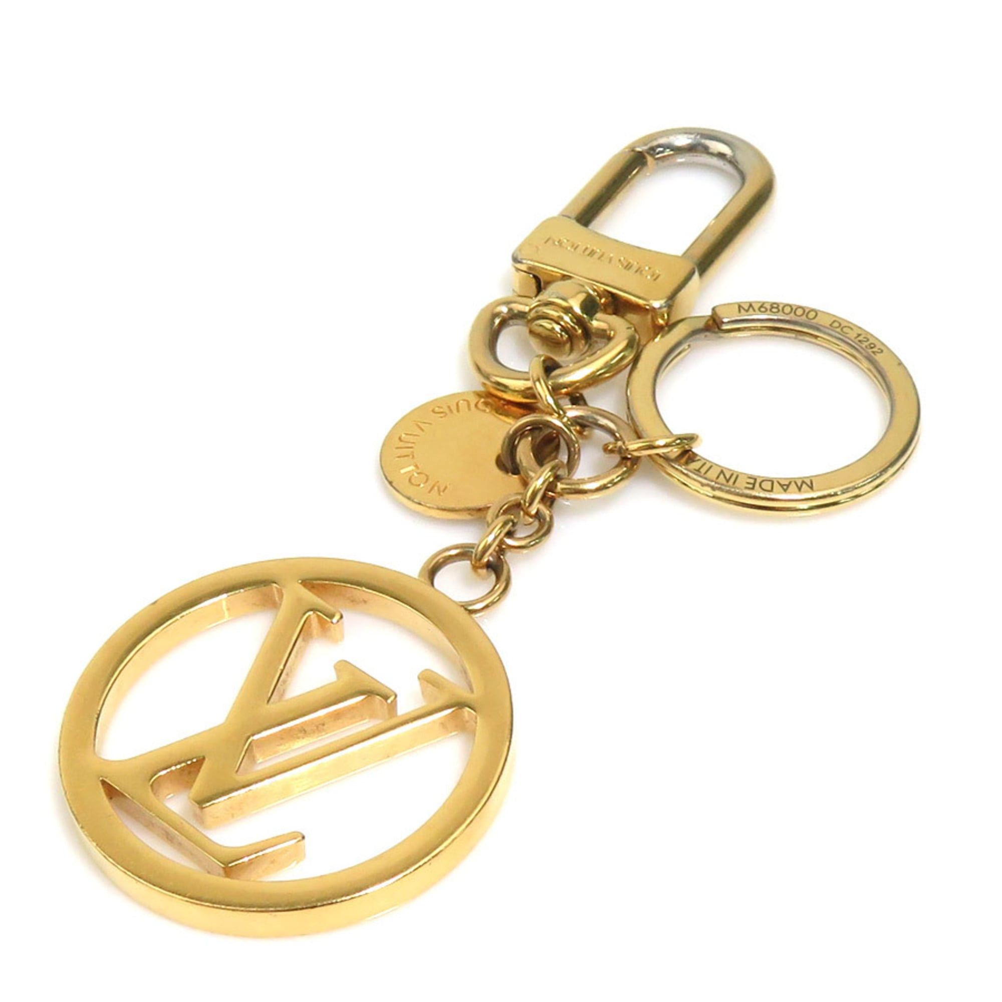 Louis Vuitton Louis Vuitton Charm Keychain Portefeuille LV Circle Metal Gold Men's Women's M68000 r11169i Size ONE SIZE - 2 Thumbnail