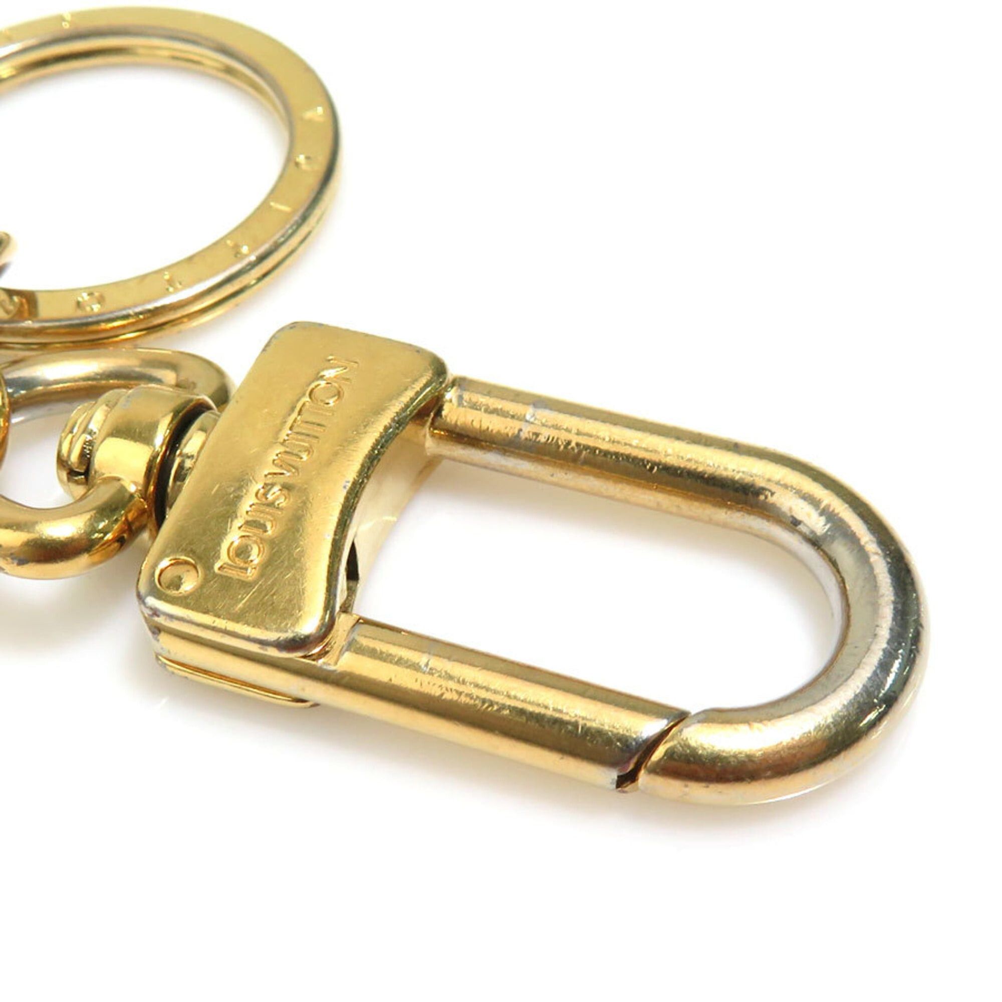 Louis Vuitton Louis Vuitton Charm Keychain Portefeuille LV Circle Metal Gold Men's Women's M68000 r11169i Size ONE SIZE - 5 Thumbnail