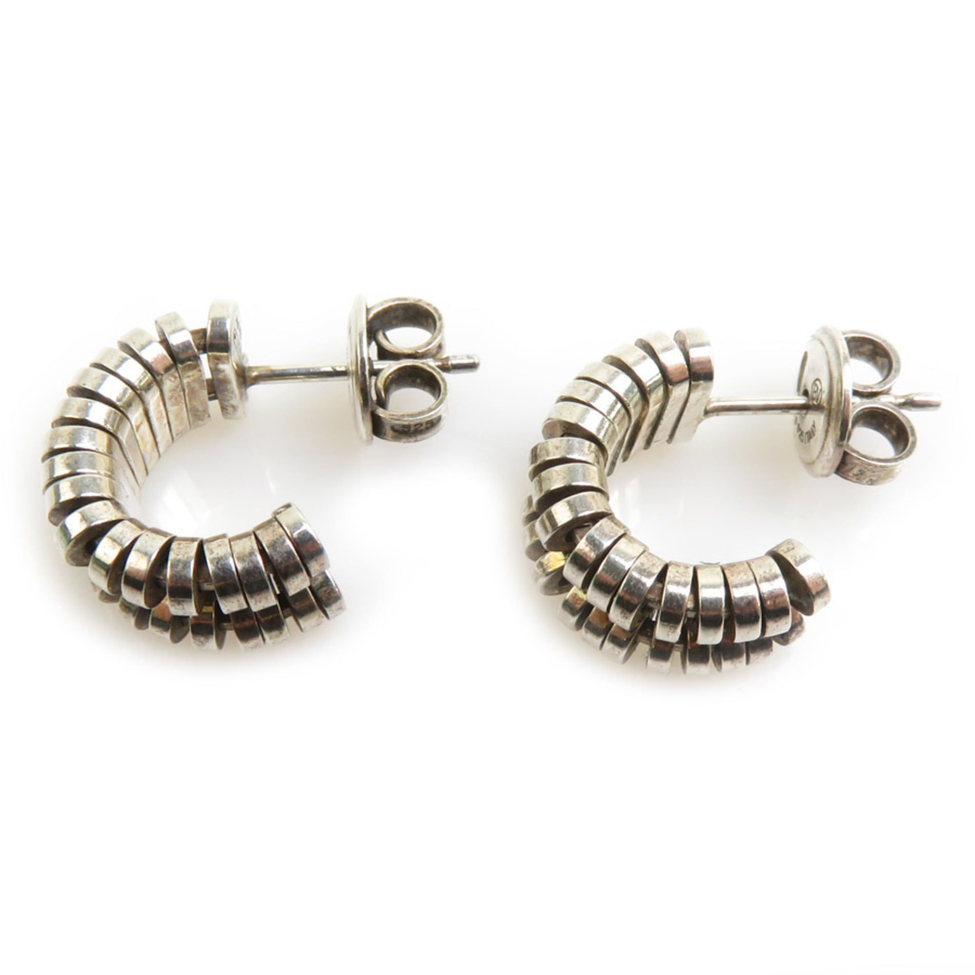 Bottega Veneta Bottega Veneta earrings, sterling silver (925), silver, men's and women's, r11165k Size ONE SIZE - 3 Thumbnail