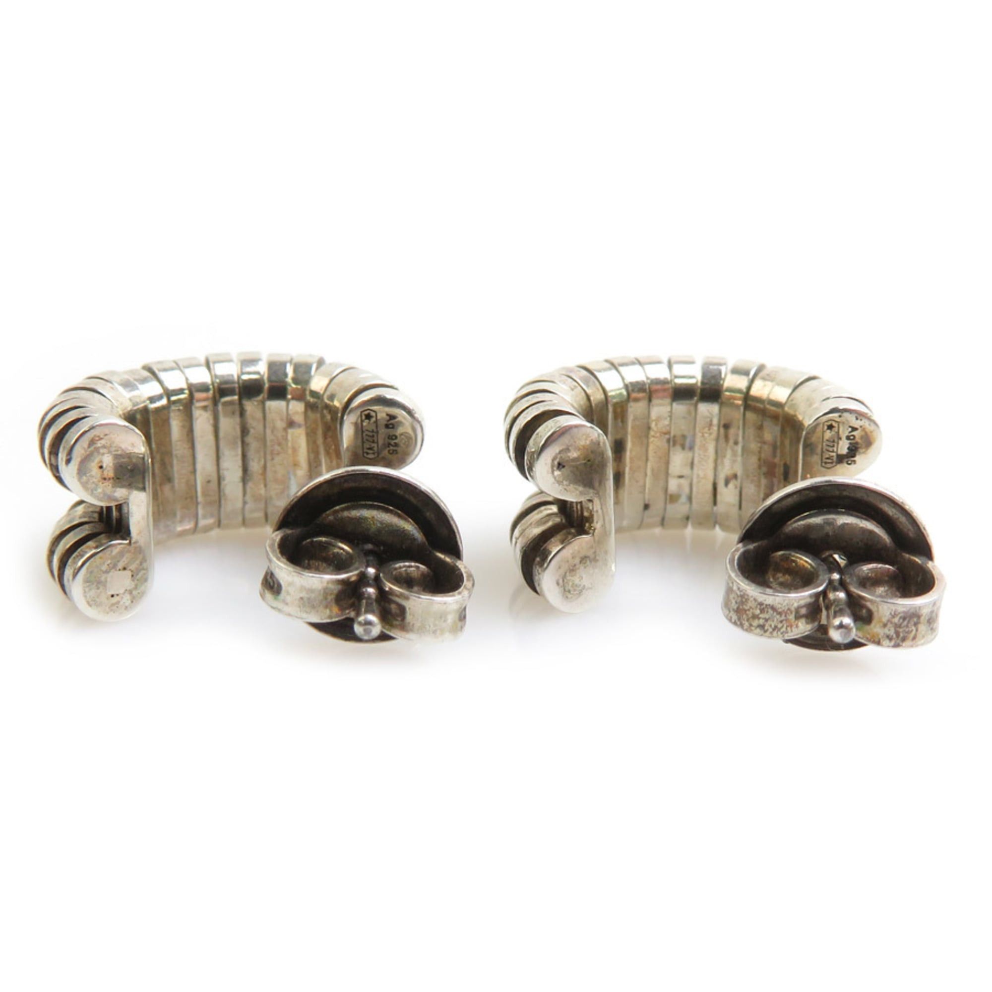 Bottega Veneta Bottega Veneta earrings, sterling silver (925), silver, men's and women's, r11165k Size ONE SIZE - 4 Thumbnail