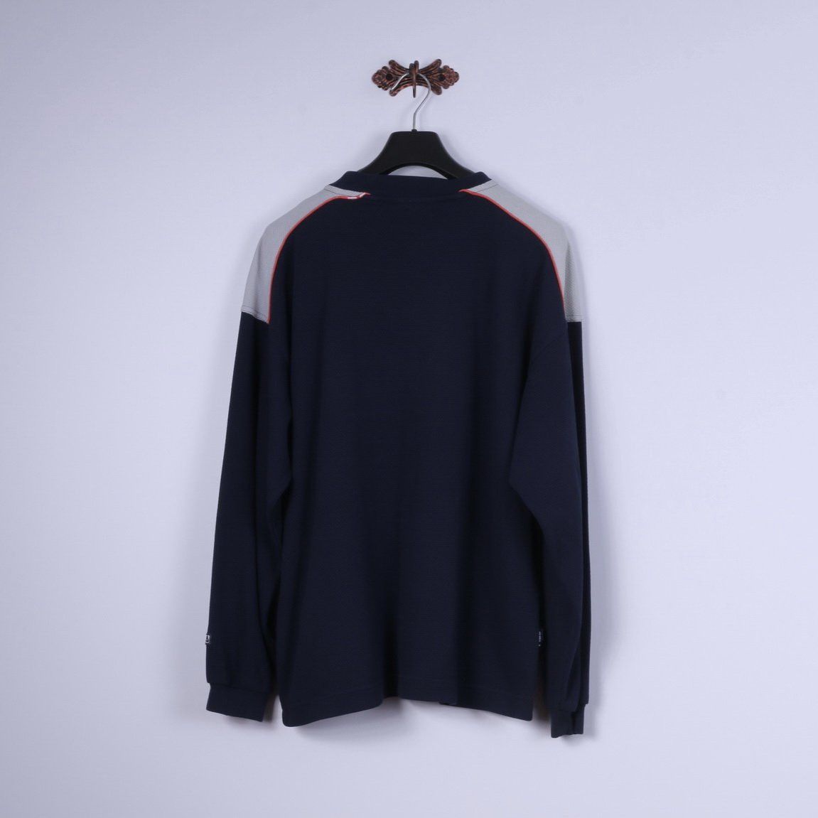 Fila × Vintage FILA Mens XL Sweatshirt Navy Cotton Blend Training Top 2830 Size US XL / EU 56 / 4 - 8 Thumbnail