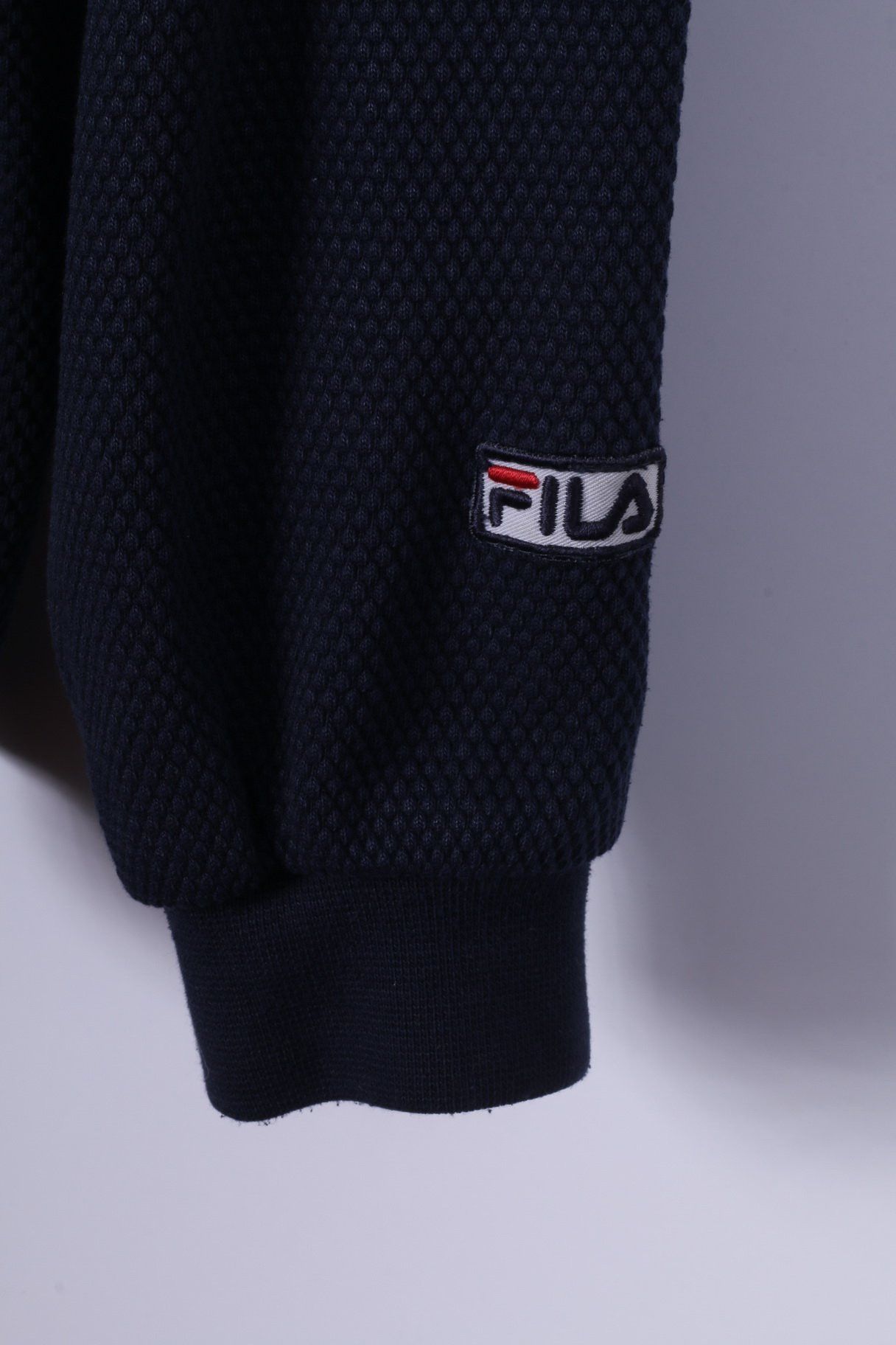 Fila × Vintage FILA Mens XL Sweatshirt Navy Cotton Blend Training Top 2830 Size US XL / EU 56 / 4 - 4 Thumbnail