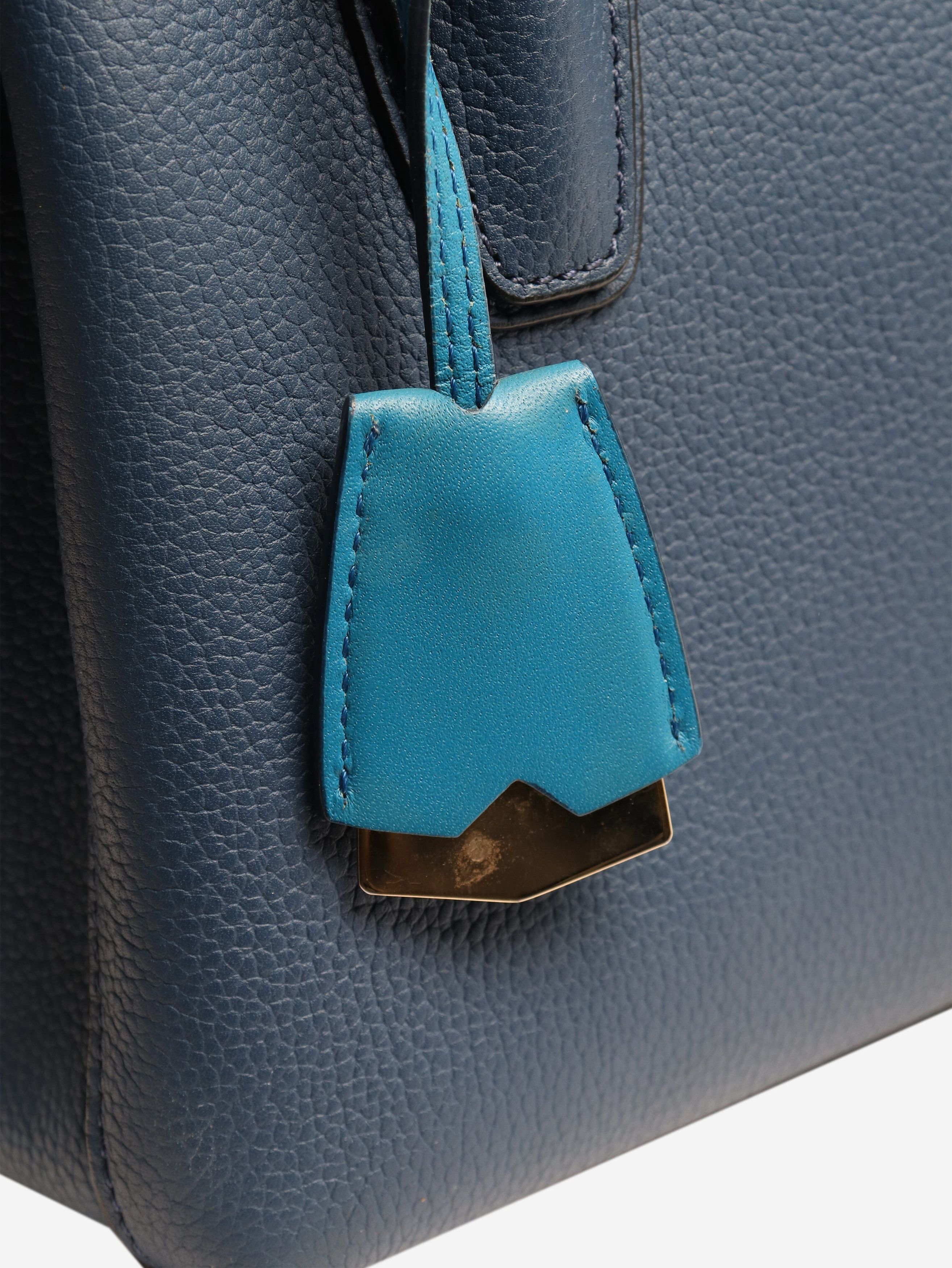 MCM Blue leather top handle bag Size ONE SIZE - 6 Thumbnail