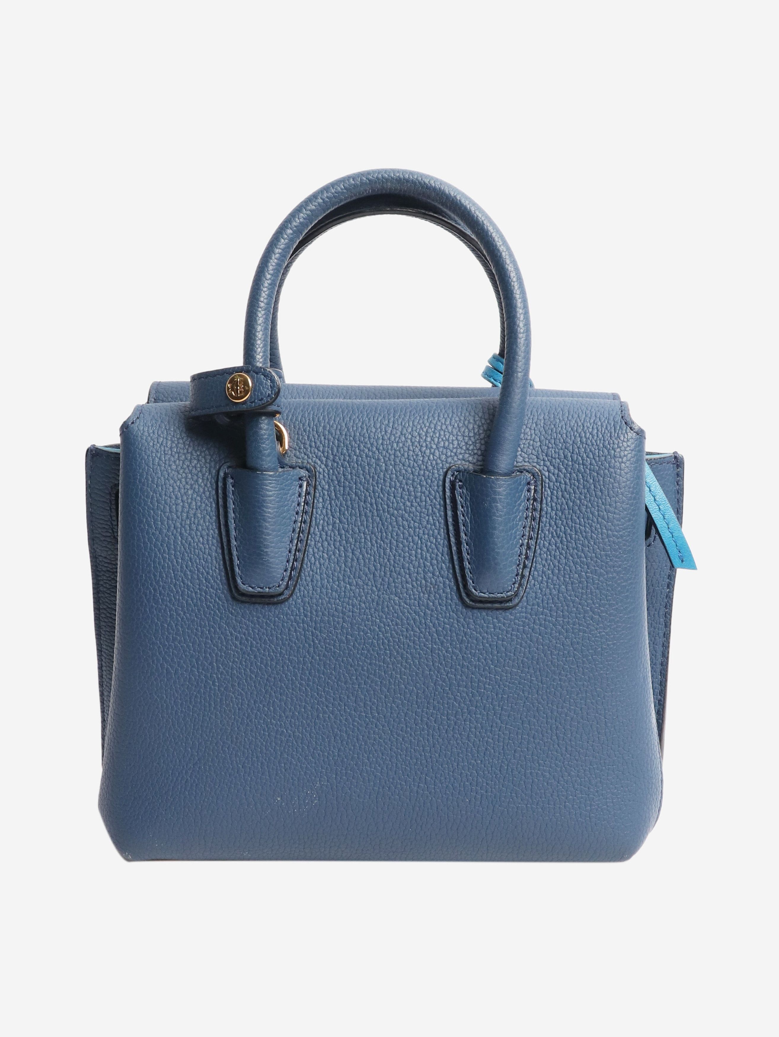 MCM Blue leather top handle bag Size ONE SIZE - 3 Thumbnail