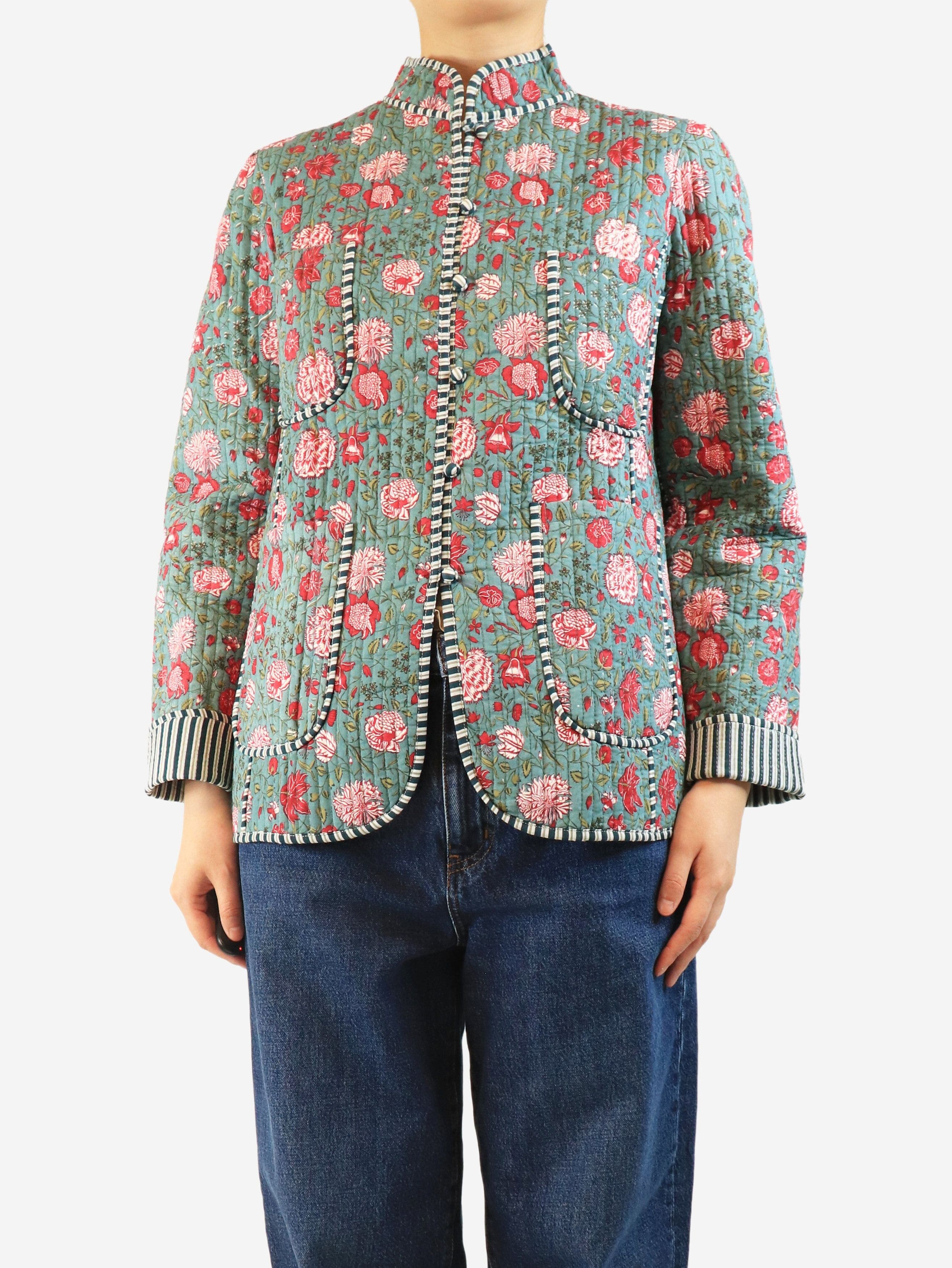 Other Teal Matilda quilted floral jacket - M Size M / US 6-8 / IT 42-44 - 2 Thumbnail