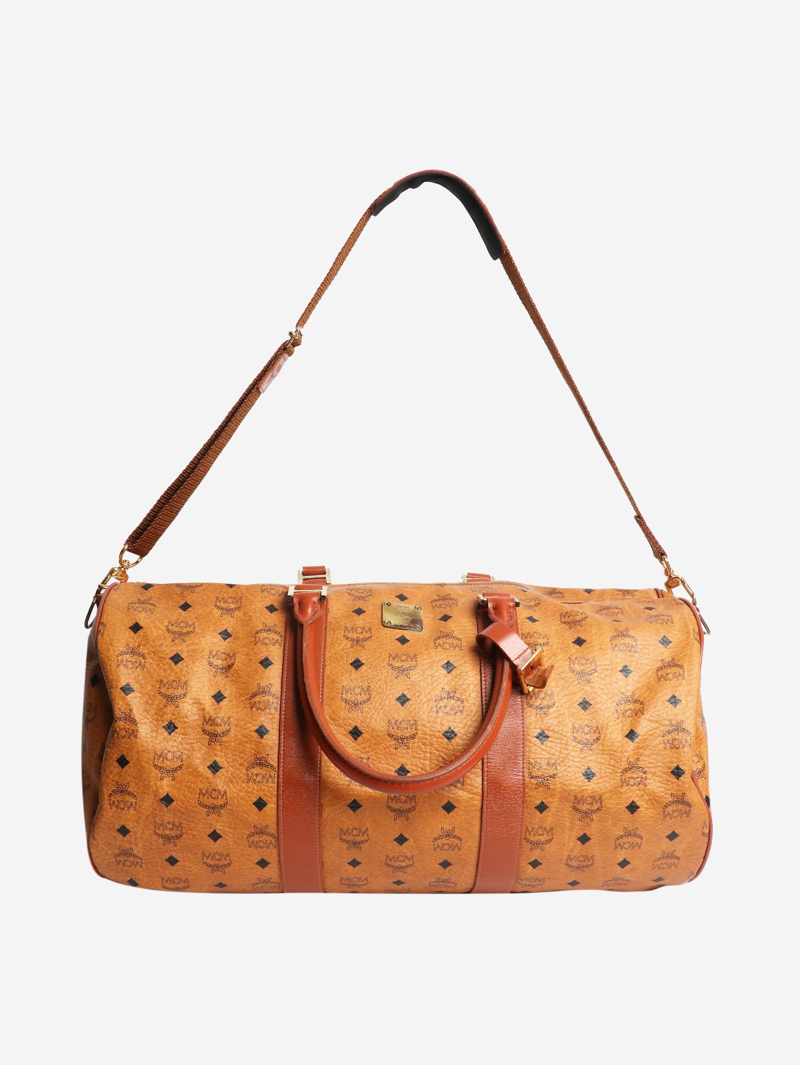 MCM Tan duffle bag Size ONE SIZE - 4 Thumbnail