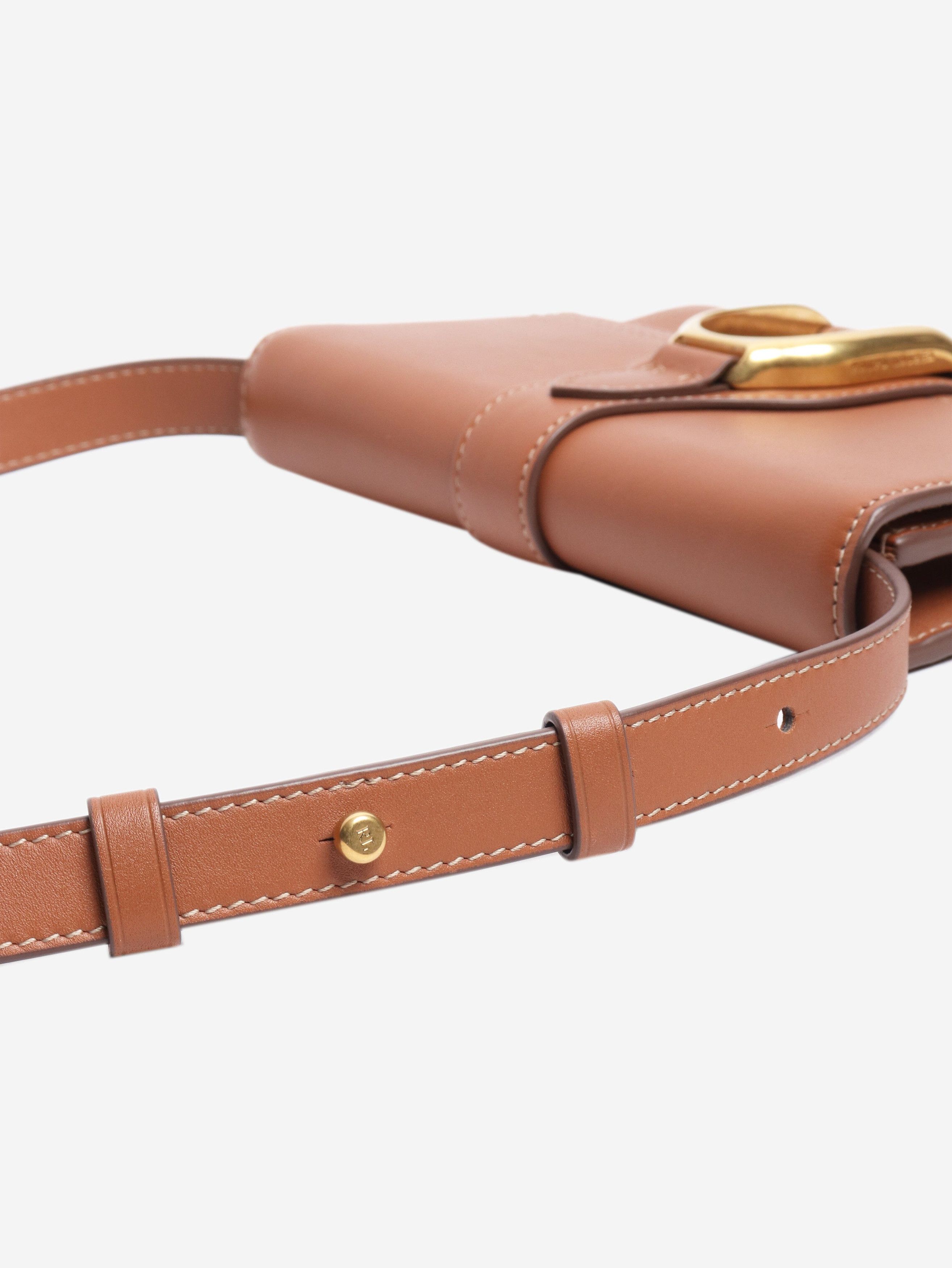 Ralph Lauren Tan leather crossbody bag Size ONE SIZE - 4 Thumbnail