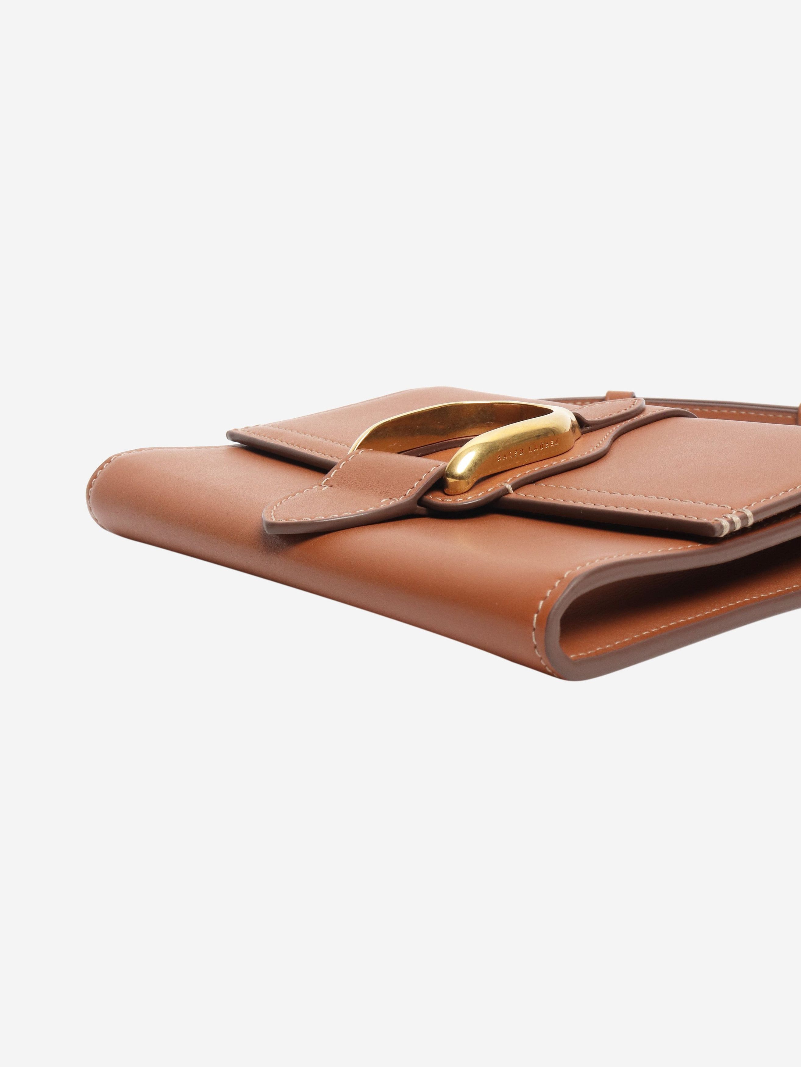 Ralph Lauren Tan leather crossbody bag Size ONE SIZE - 3 Thumbnail