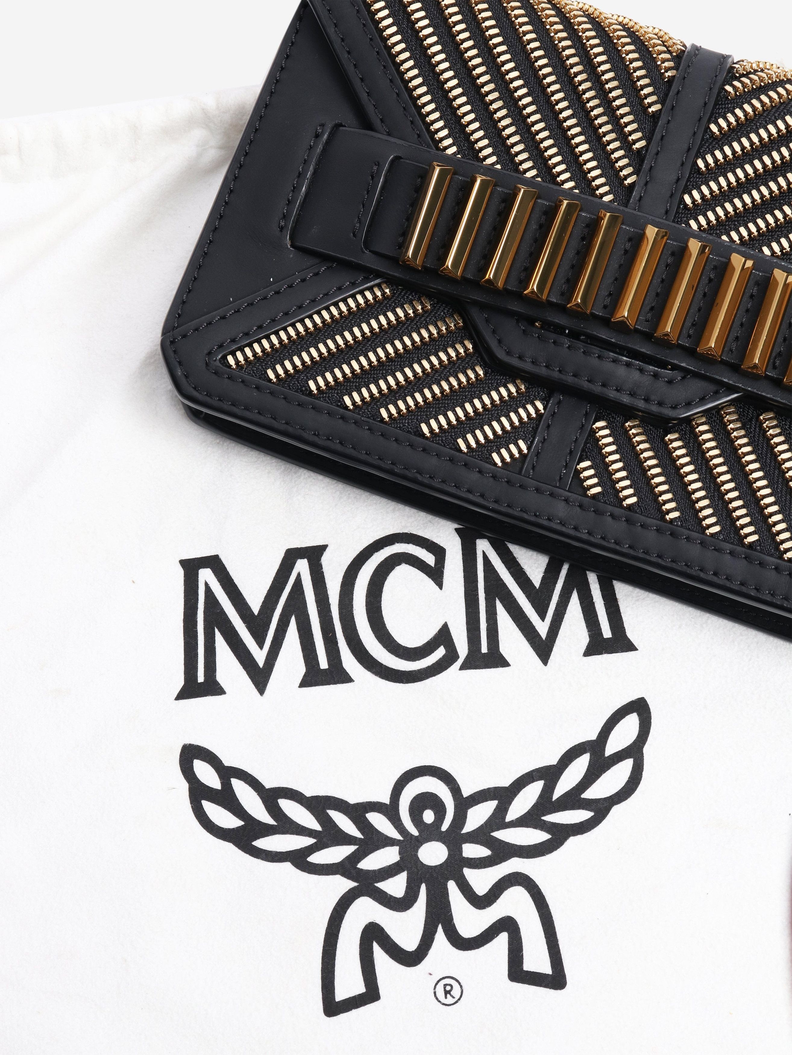 MCM Black zip detail cross-body bag Size ONE SIZE - 10 Thumbnail