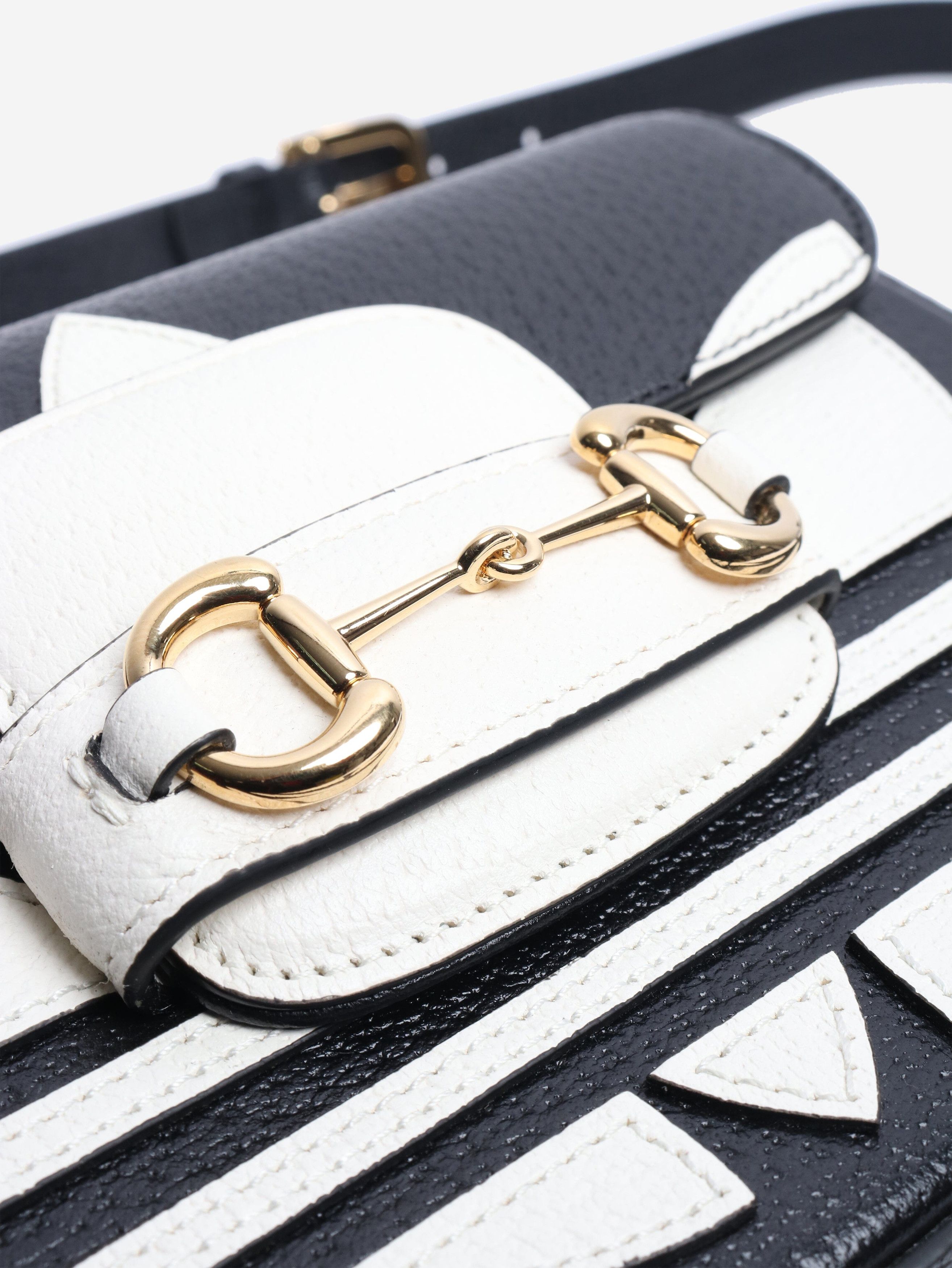 Other Black and white Horsebit 1955 leather bag Size ONE SIZE - 5 Thumbnail