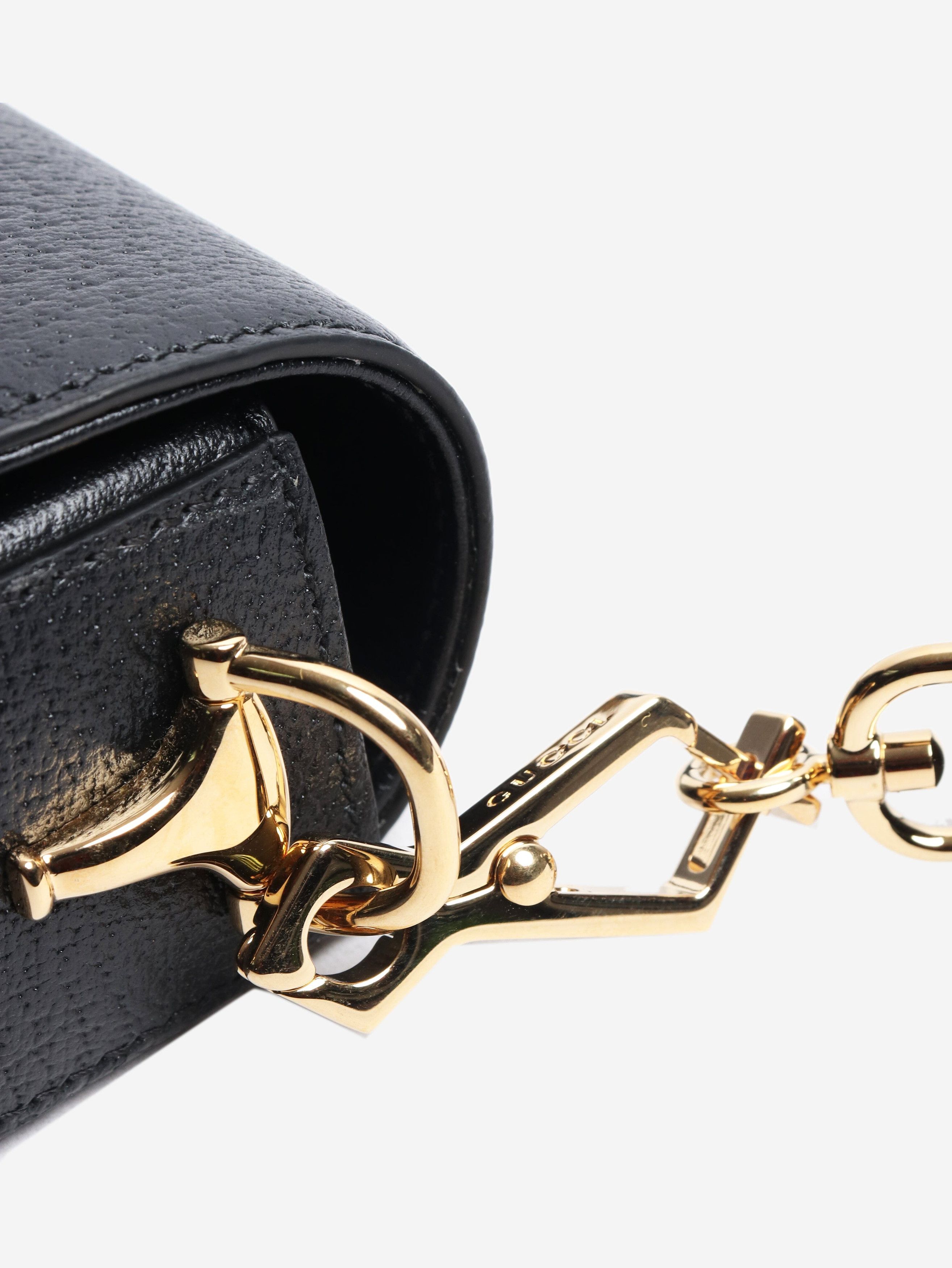 Other Black and white Horsebit 1955 leather bag Size ONE SIZE - 7 Thumbnail