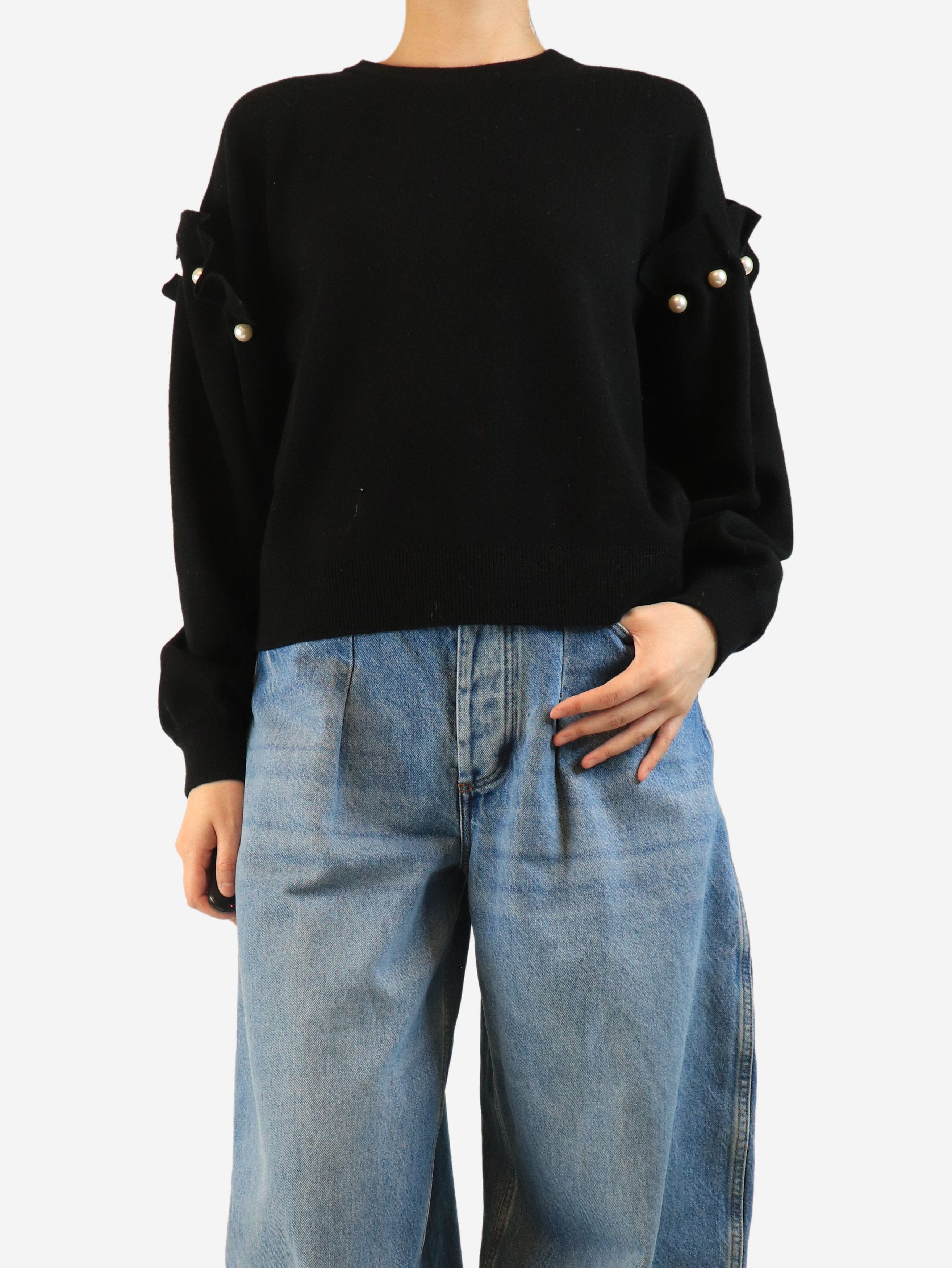 Other Black Yuki pearl-shoulder jumper - S Size S / US 4 / IT 40 - 4 Thumbnail