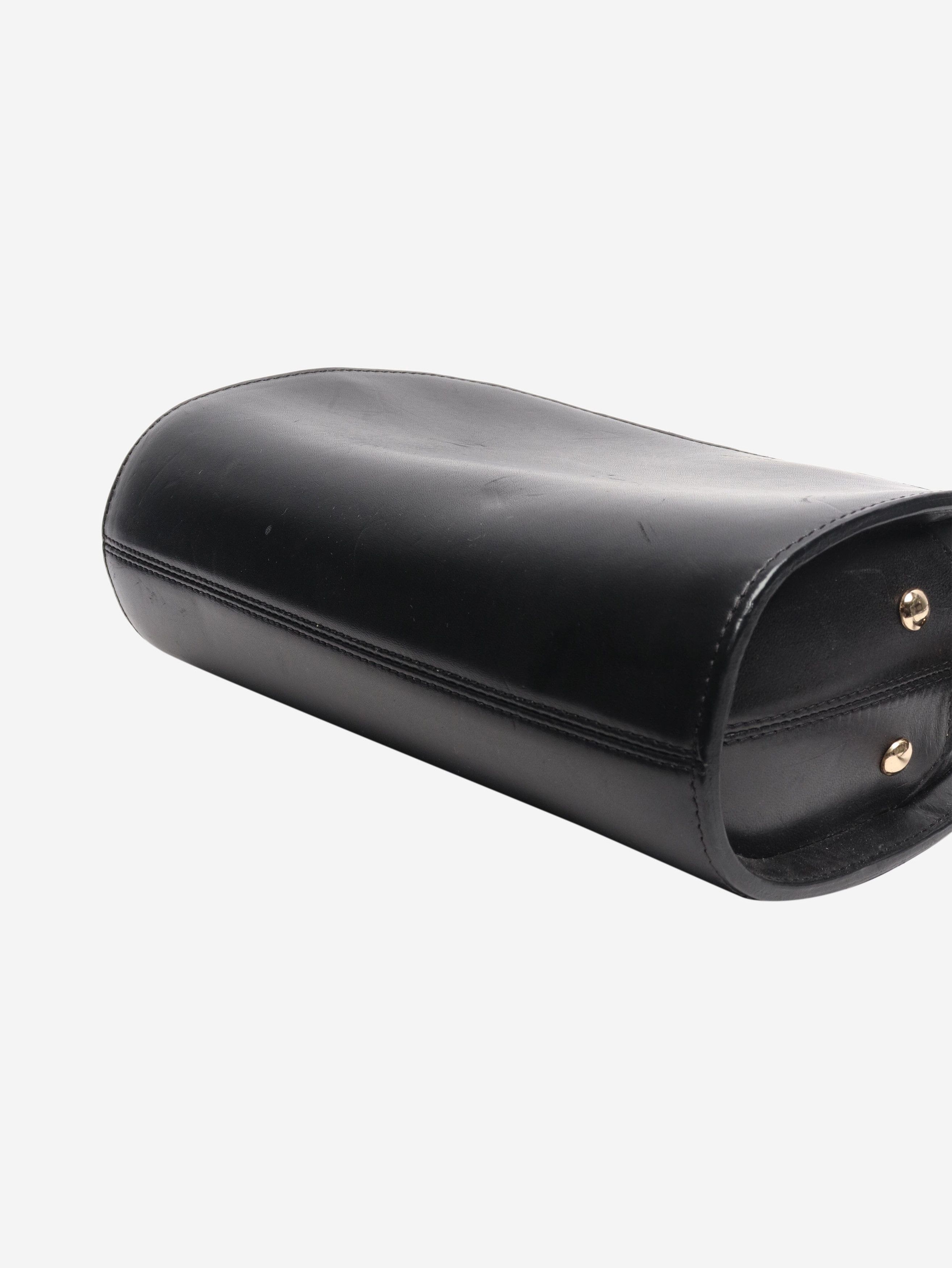A.P.C. Black Demi-Lune leather shoulder bag Size ONE SIZE - 4 Thumbnail