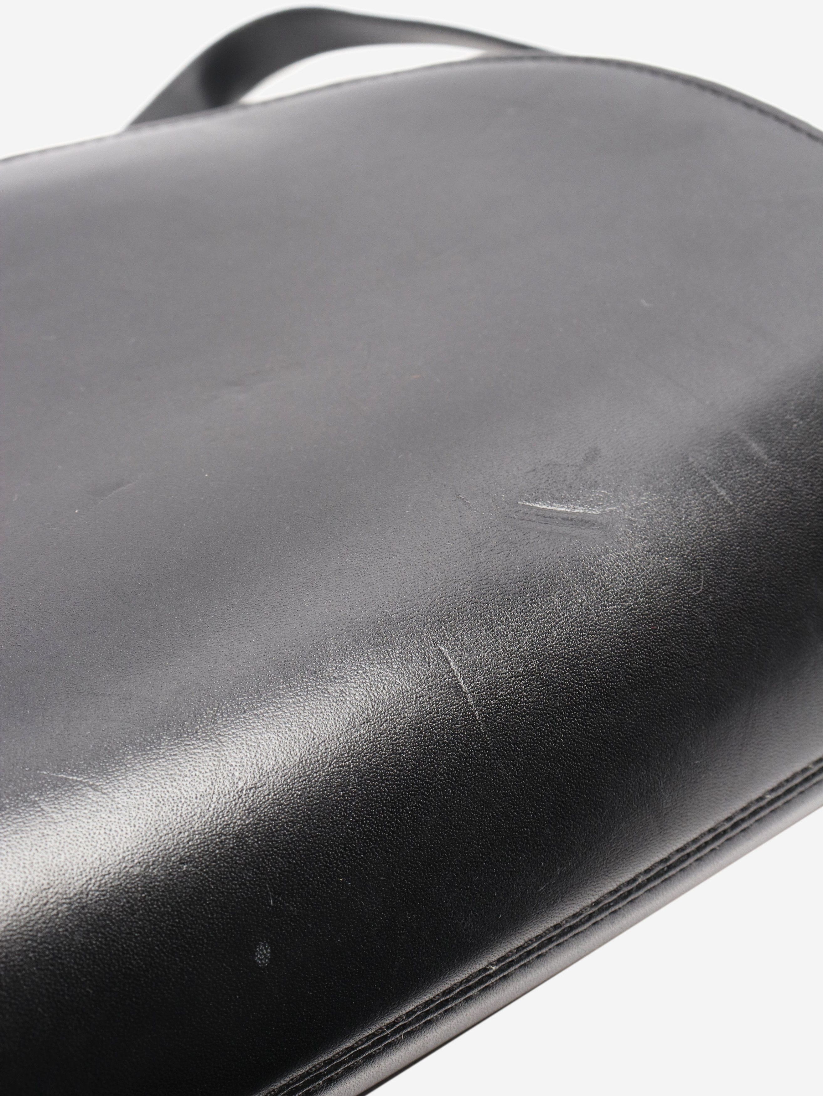 A.P.C. Black Demi-Lune leather shoulder bag Size ONE SIZE - 6 Thumbnail