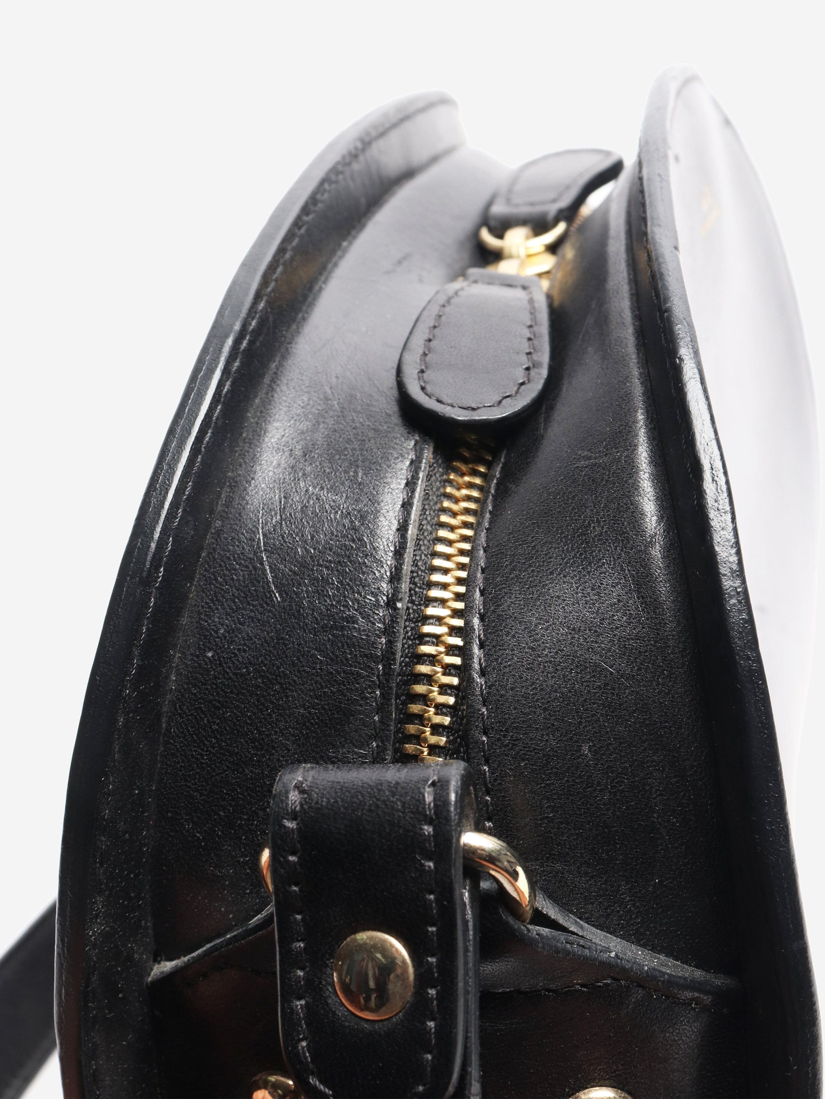 A.P.C. Black Demi-Lune leather shoulder bag Size ONE SIZE - 7 Thumbnail