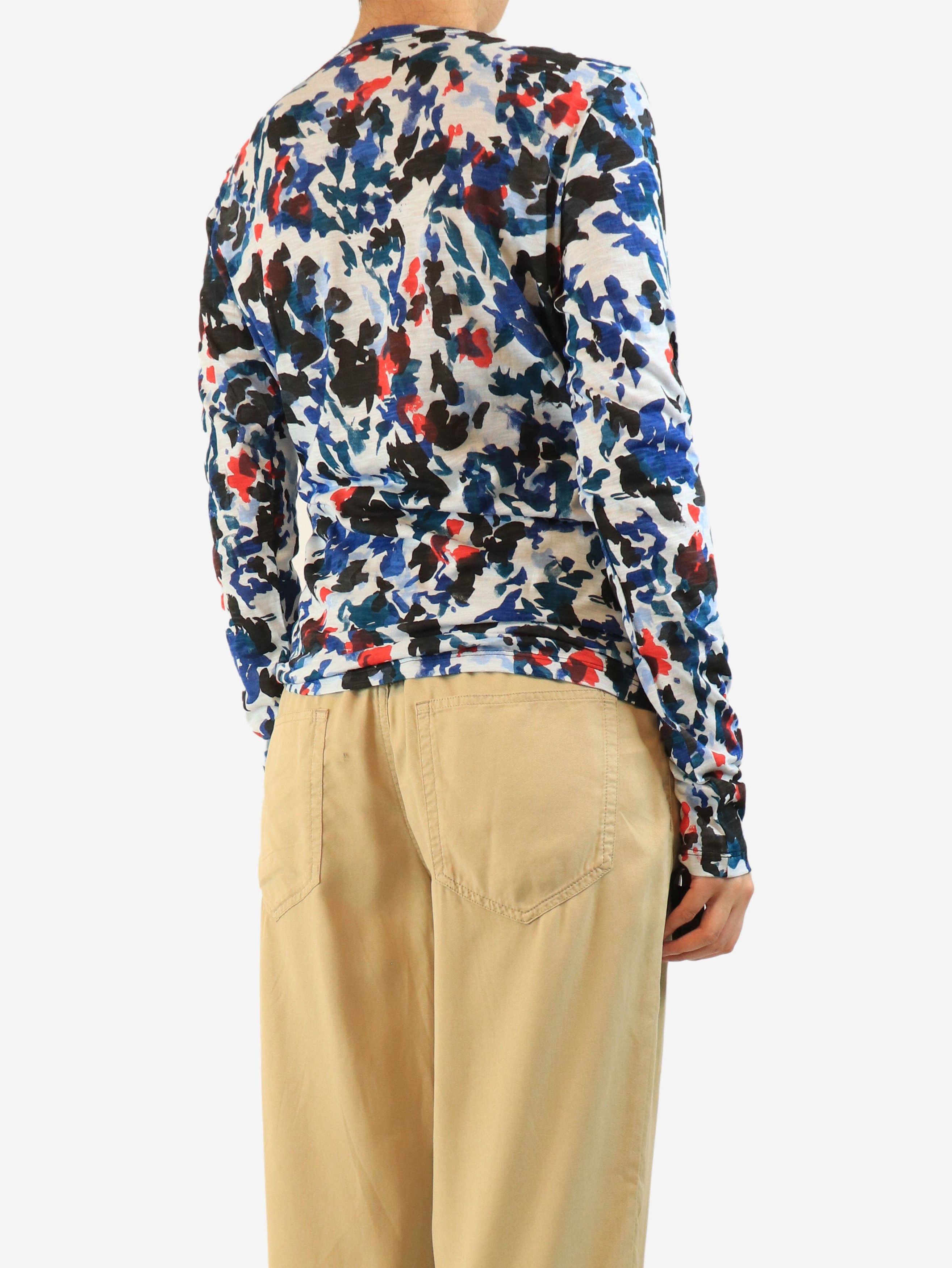 Proenza Schouler Blue floral cotton top - M Size M / US 6-8 / IT 42-44 - 3 Thumbnail