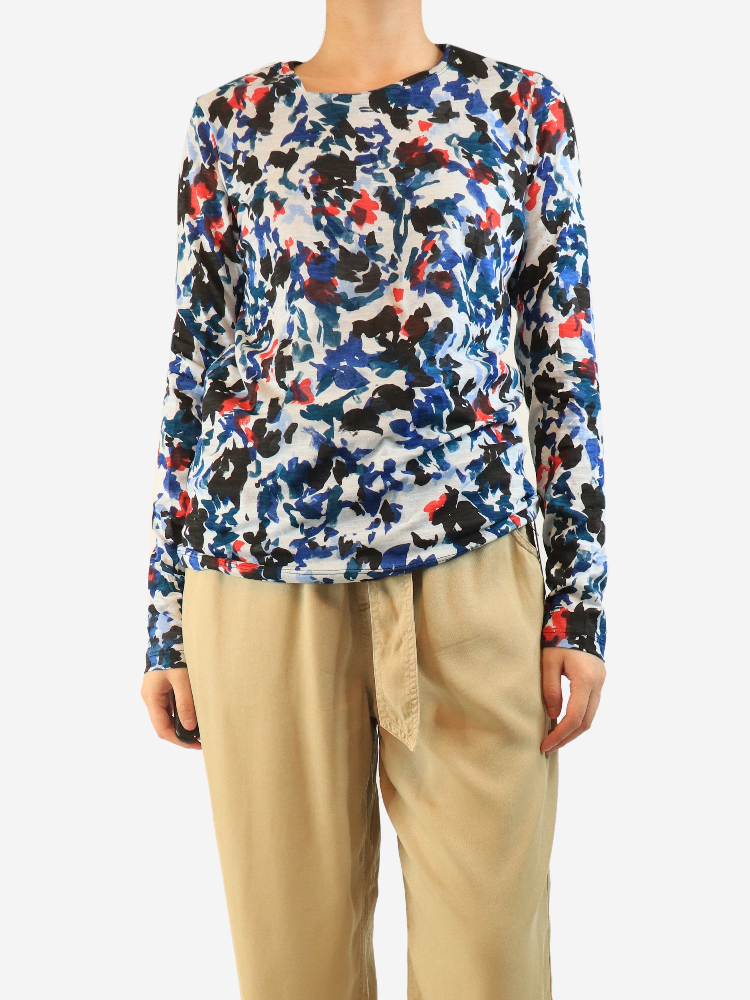 Proenza Schouler Blue floral cotton top - M Size M / US 6-8 / IT 42-44 - 2 Thumbnail