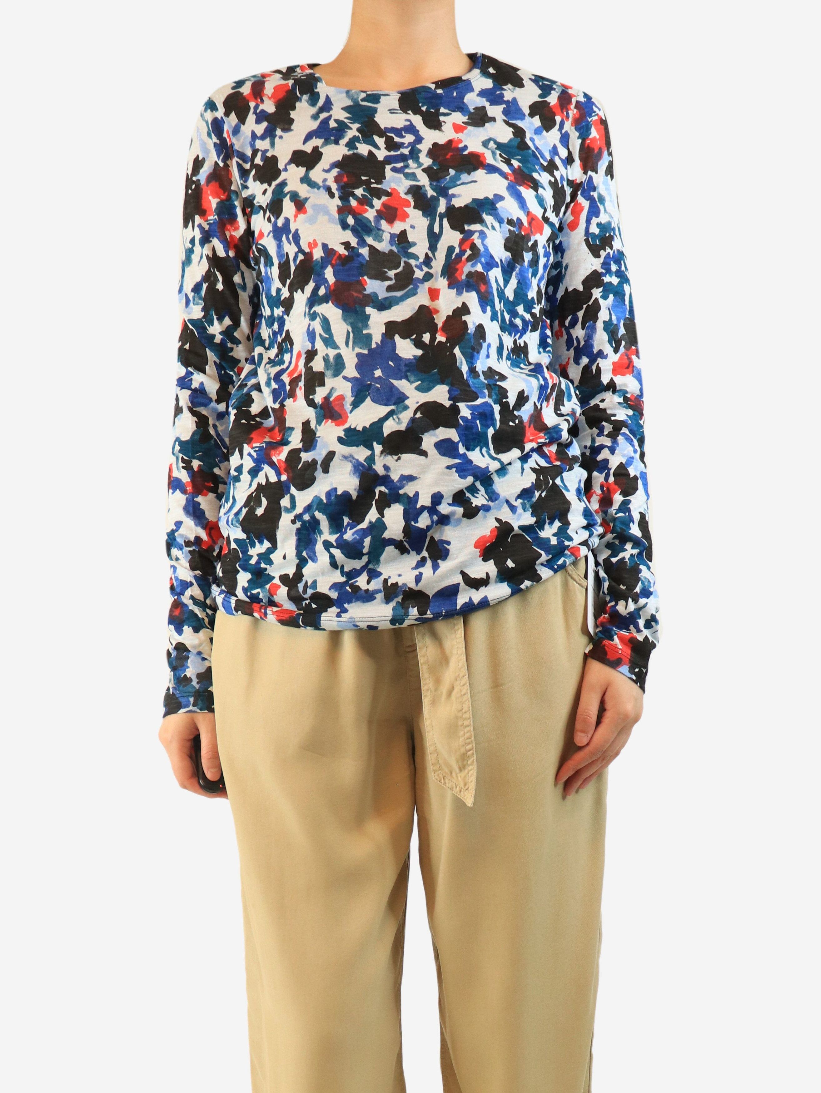 Proenza Schouler Blue floral cotton top - M Size M / US 6-8 / IT 42-44 - 4 Thumbnail