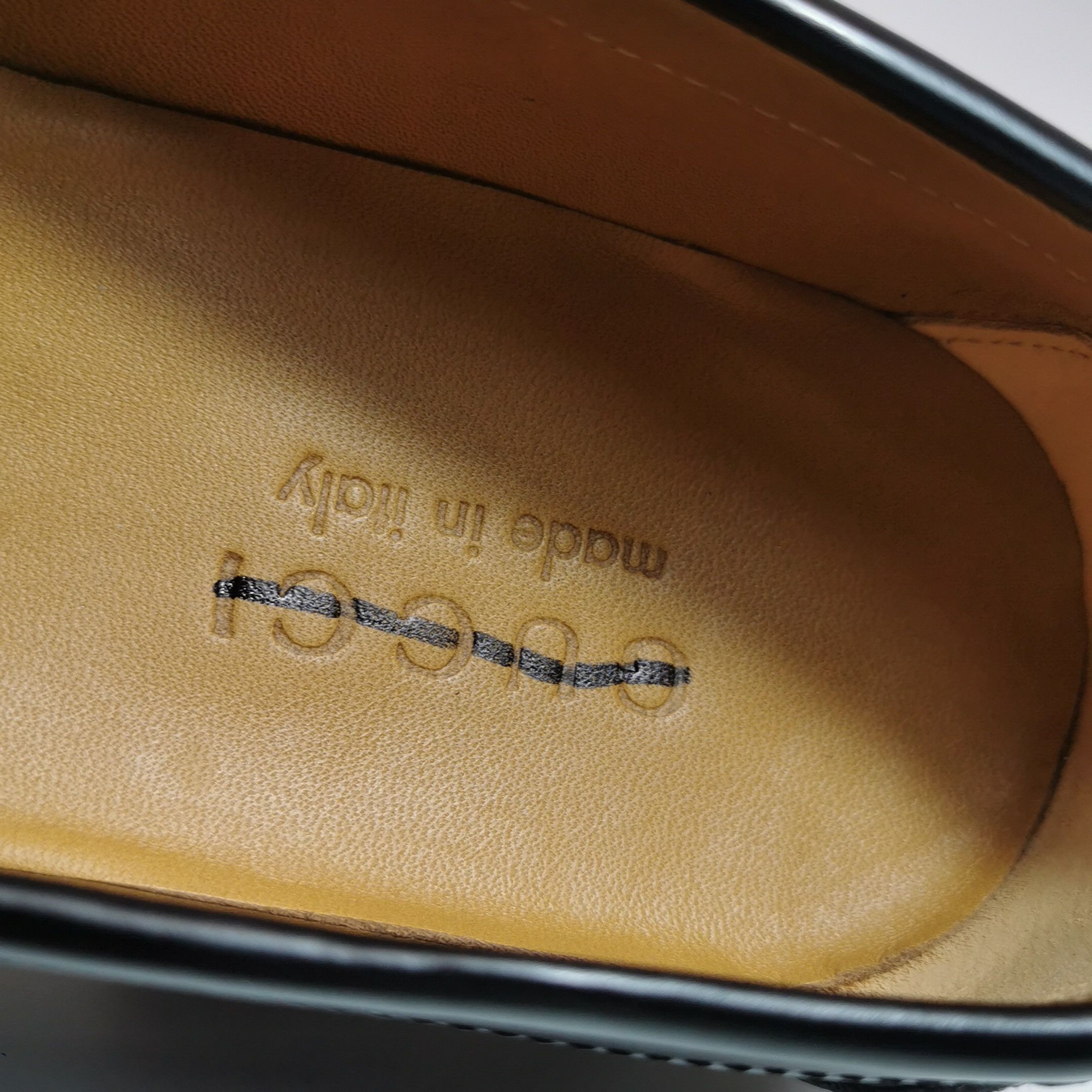 Gucci Gucci Men 5.5 Leather Size US 5.5 / EU 38 - 10 Thumbnail
