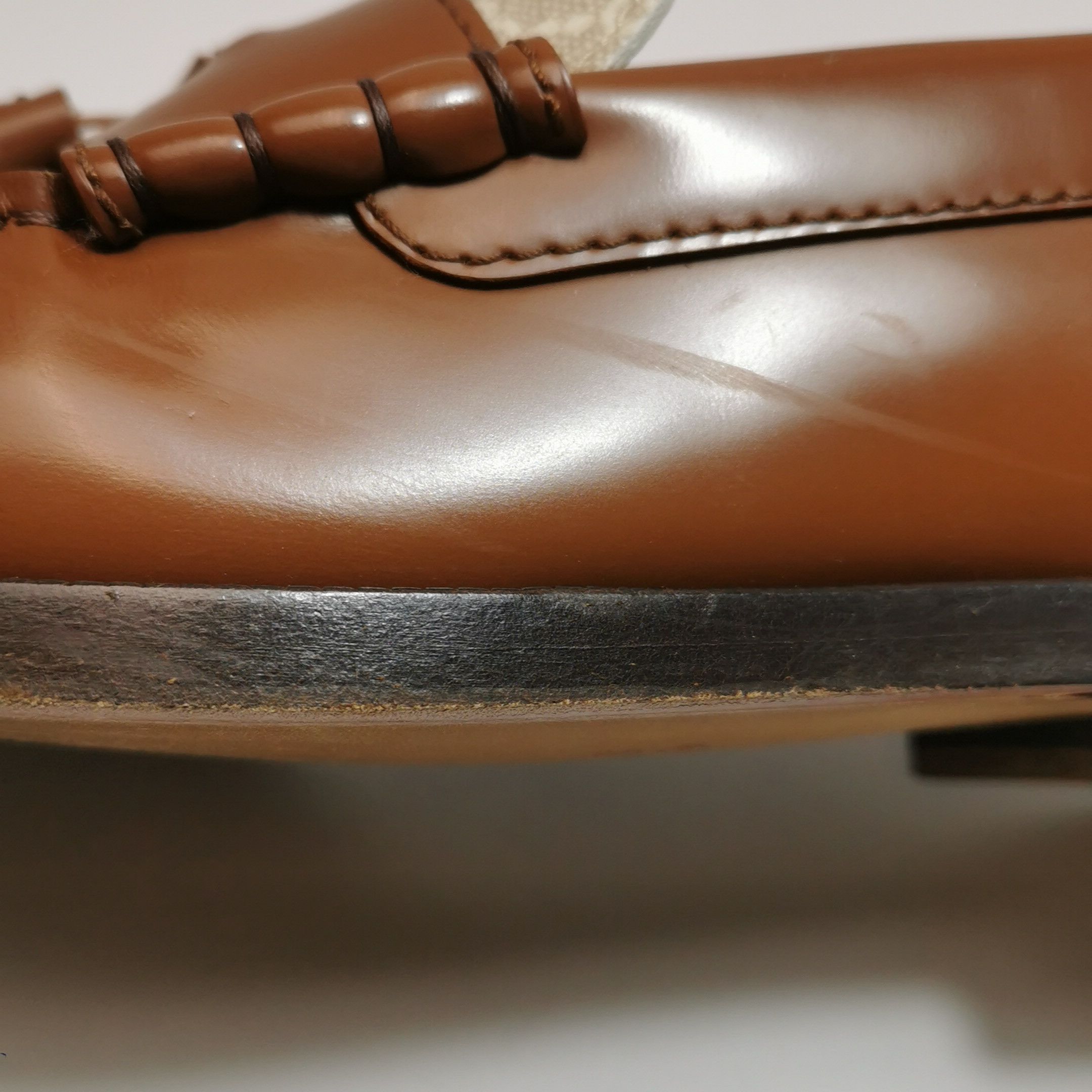 Gucci Gucci Men 7 Leather Size US 7 / EU 40 - 10 Thumbnail