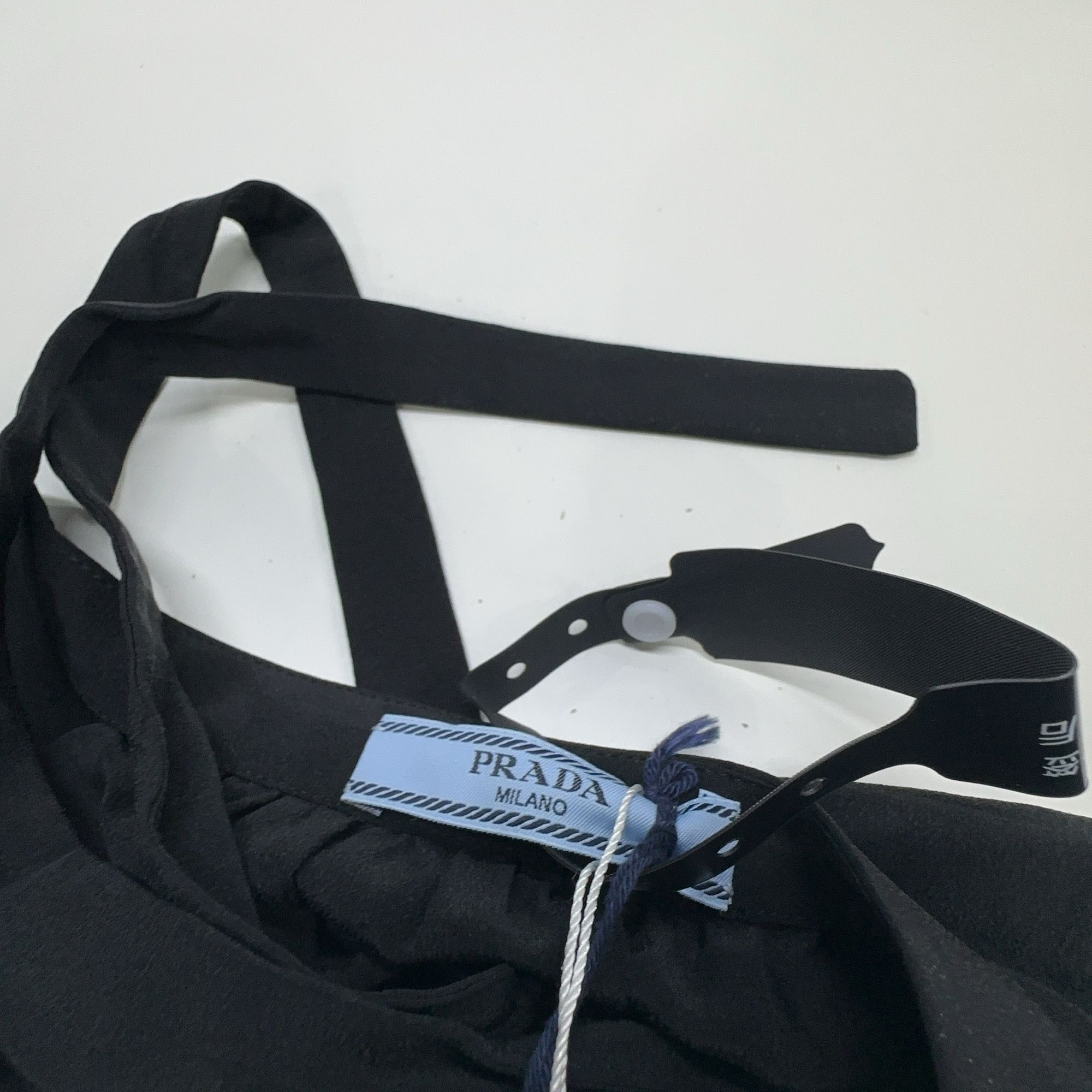 Prada Prada Crepe de Chine Tie-Waist Top Size 38 Size XS / US 0-2 / IT 36-38 - 3 Thumbnail