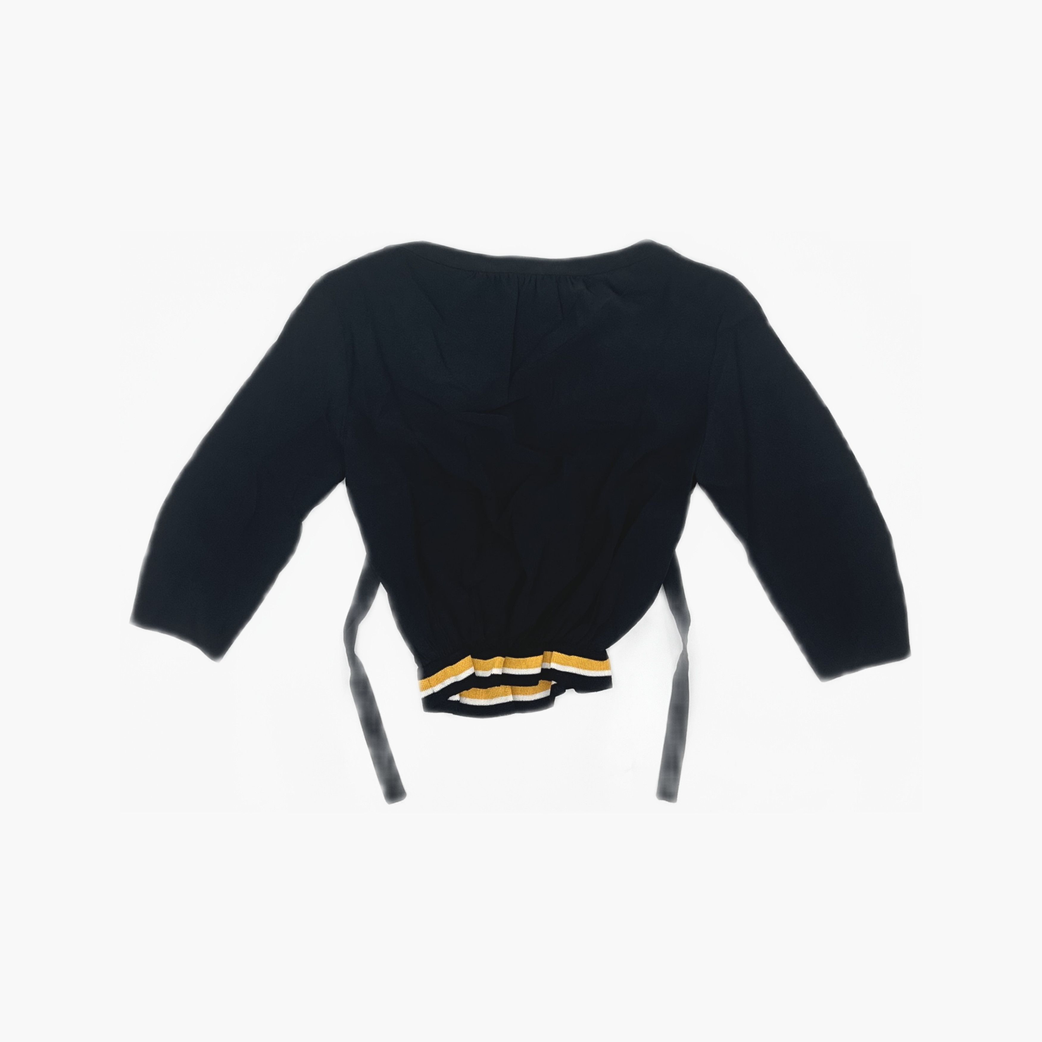 Prada Prada Crepe de Chine Tie-Waist Top Size 38 Size XS / US 0-2 / IT 36-38 - 2 Thumbnail