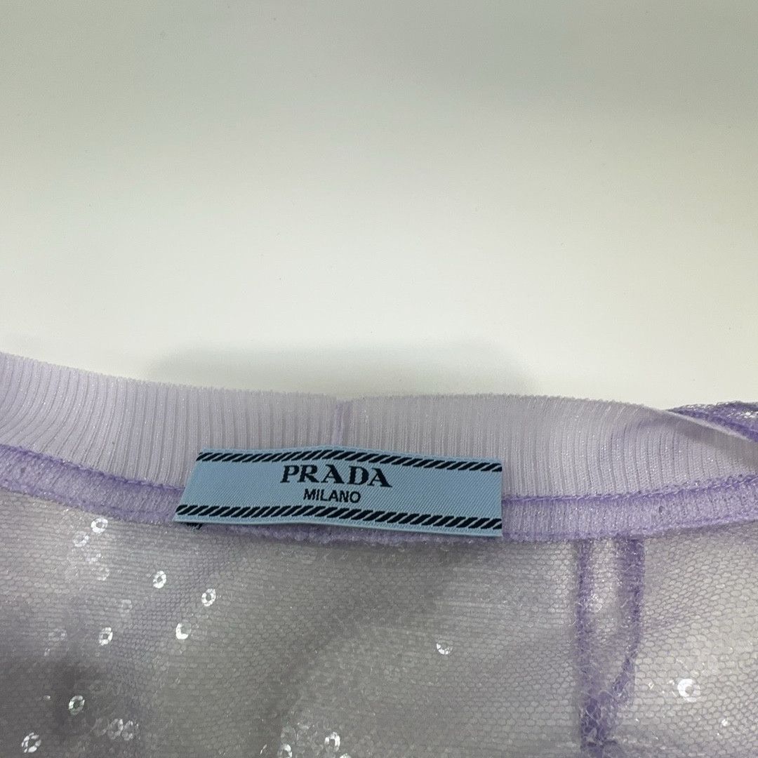 Prada Prada Sequin V-Neck Cardigan Size 38 Size XS / US 0-2 / IT 36-38 - 3 Thumbnail
