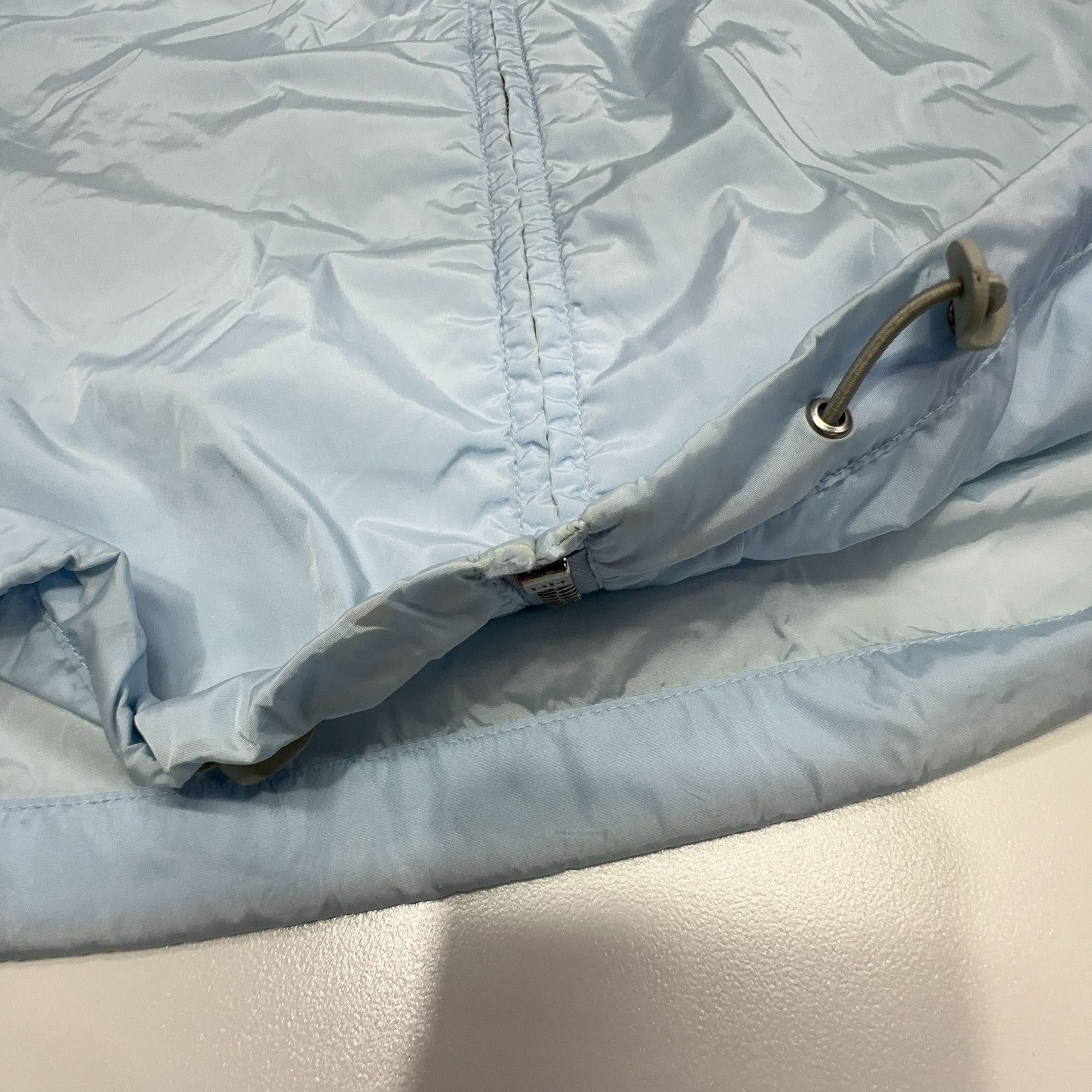 Prada Prada Hooded Lightweight Jacket Blue Size M Size US M / EU 48-50 / 2 - 8 Thumbnail