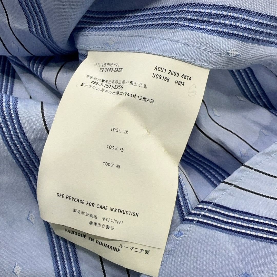 Prada Prada Striped Short Sleeve Button Up Shirt Size M Size US XXS / EU 40 - 5 Thumbnail