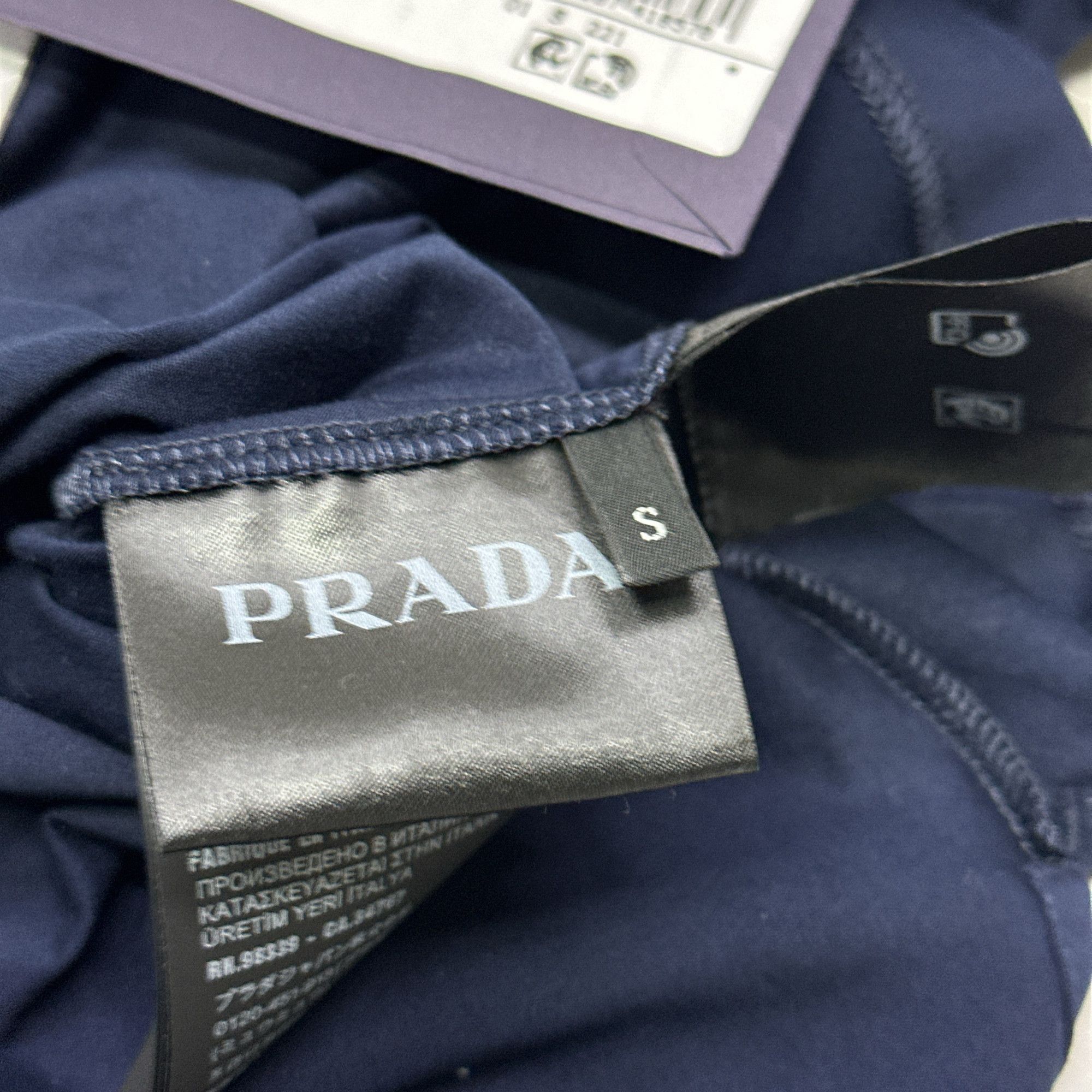 Prada Prada Logo Cotton Polo Shirt Size S Size US S / EU 44-46 / 1 - 3 Thumbnail