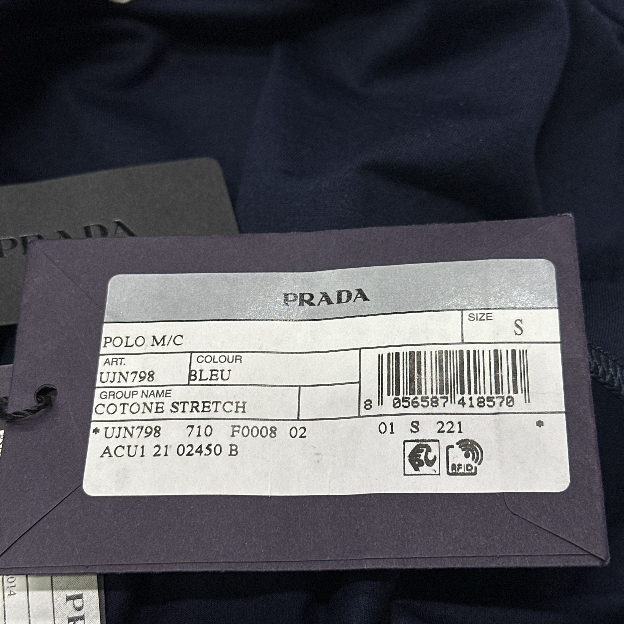 Prada Prada Logo Cotton Polo Shirt Size S Size US S / EU 44-46 / 1 - 2 Thumbnail