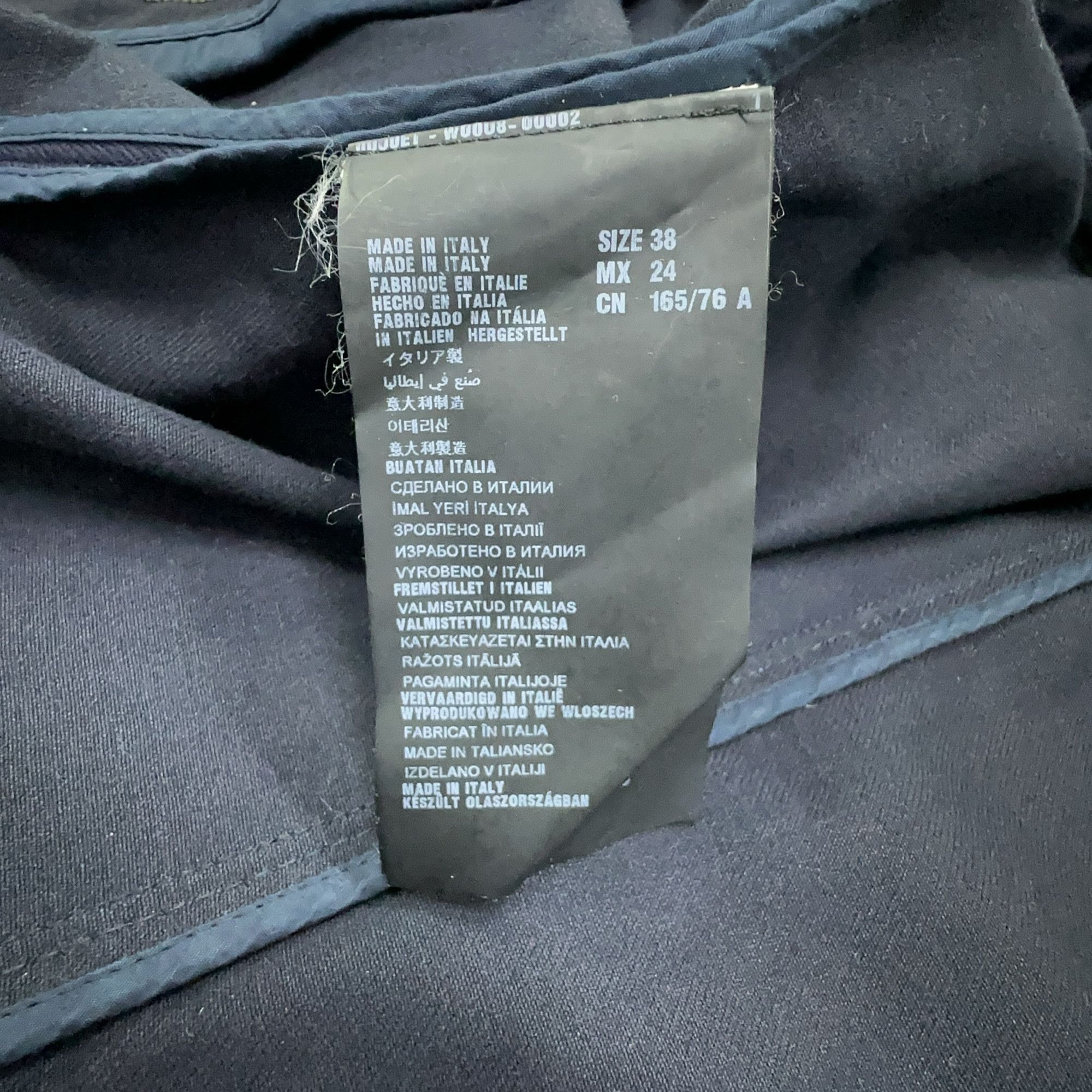 Prada Prada Navy Coat Size 38 Size XS / US 0-2 / IT 36-38 - 3 Thumbnail
