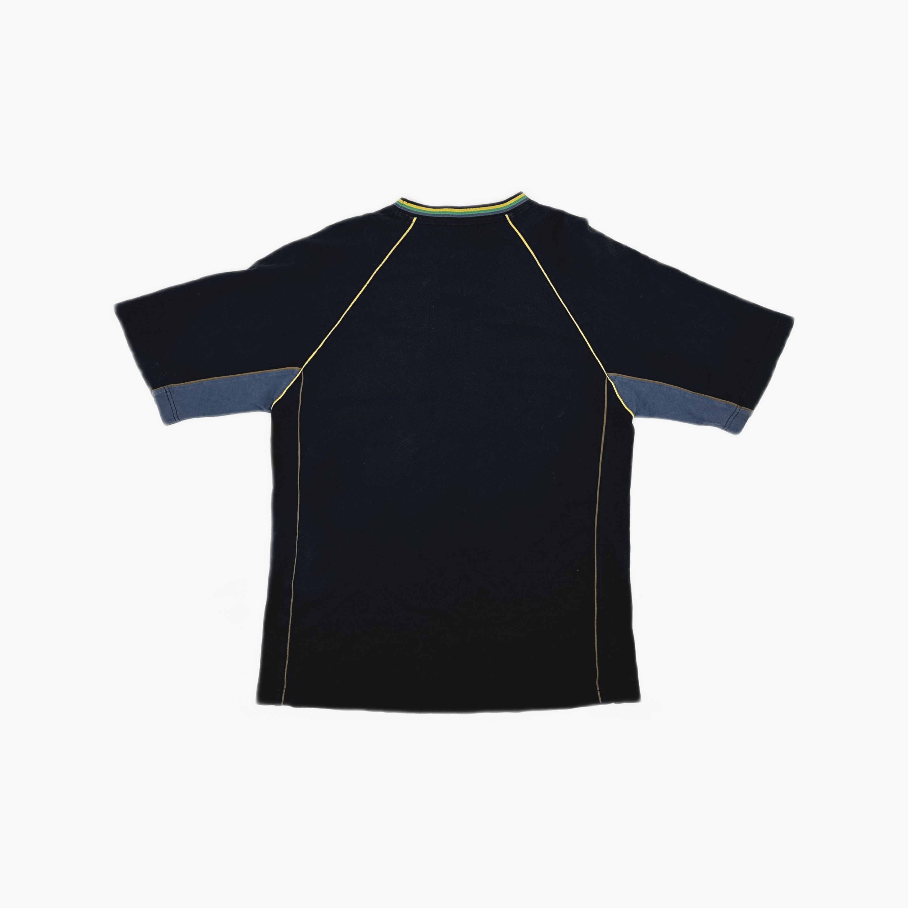 Prada Prada Striped Collar Logo T-Shirt Size M Size US M / EU 48-50 / 2 - 2 Thumbnail