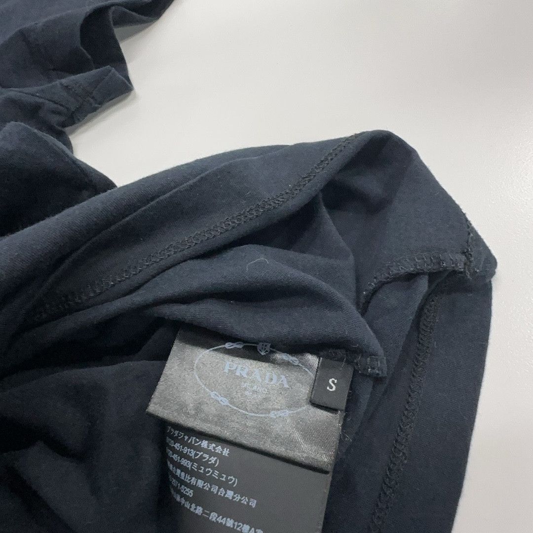 Prada Prada Black Logo Label T-Shirt Size S Size US S / EU 44-46 / 1 - 4 Thumbnail