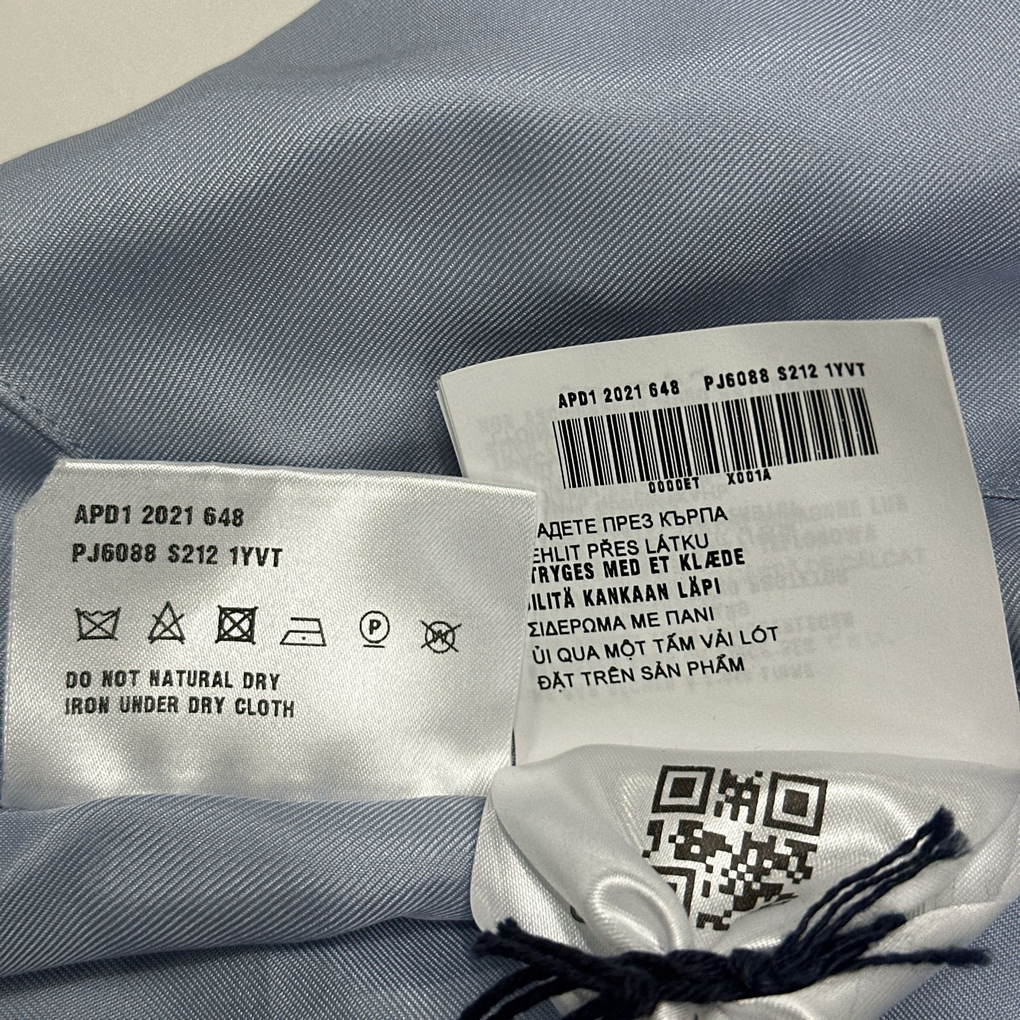 Prada Prada Hooded Silk Pajama Set Size M Size US M / EU 48-50 / 2 - 10 Thumbnail