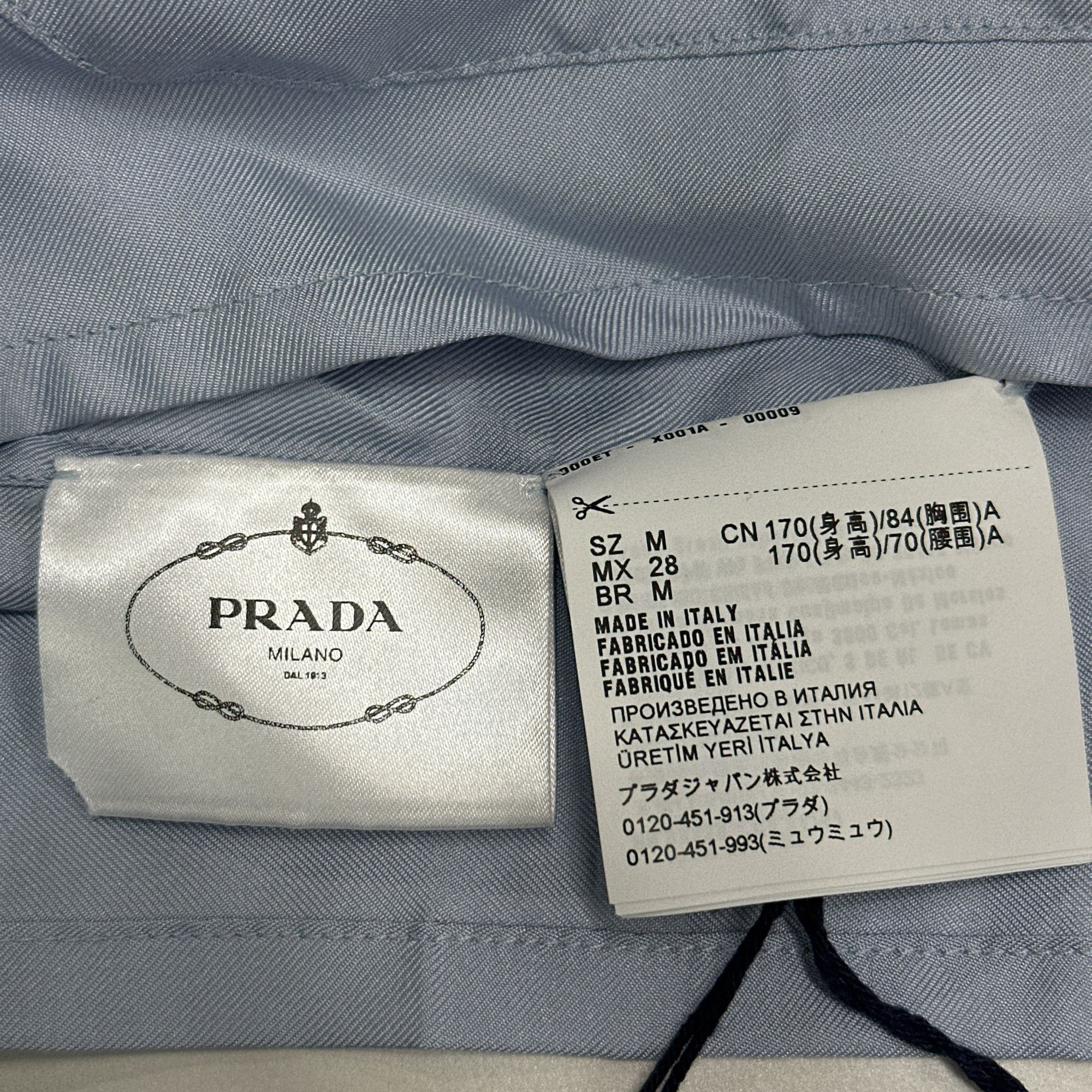Prada Prada Hooded Silk Pajama Set Size M Size US M / EU 48-50 / 2 - 9 Thumbnail