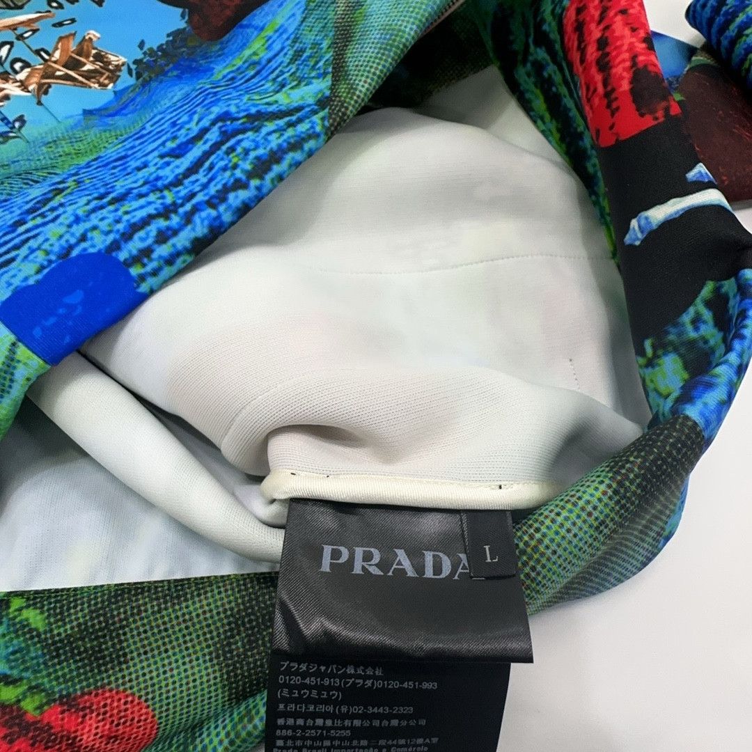 Prada Prada Surreal Landscape Zip Jacket Size L Size US L / EU 52-54 / 3 - 3 Thumbnail