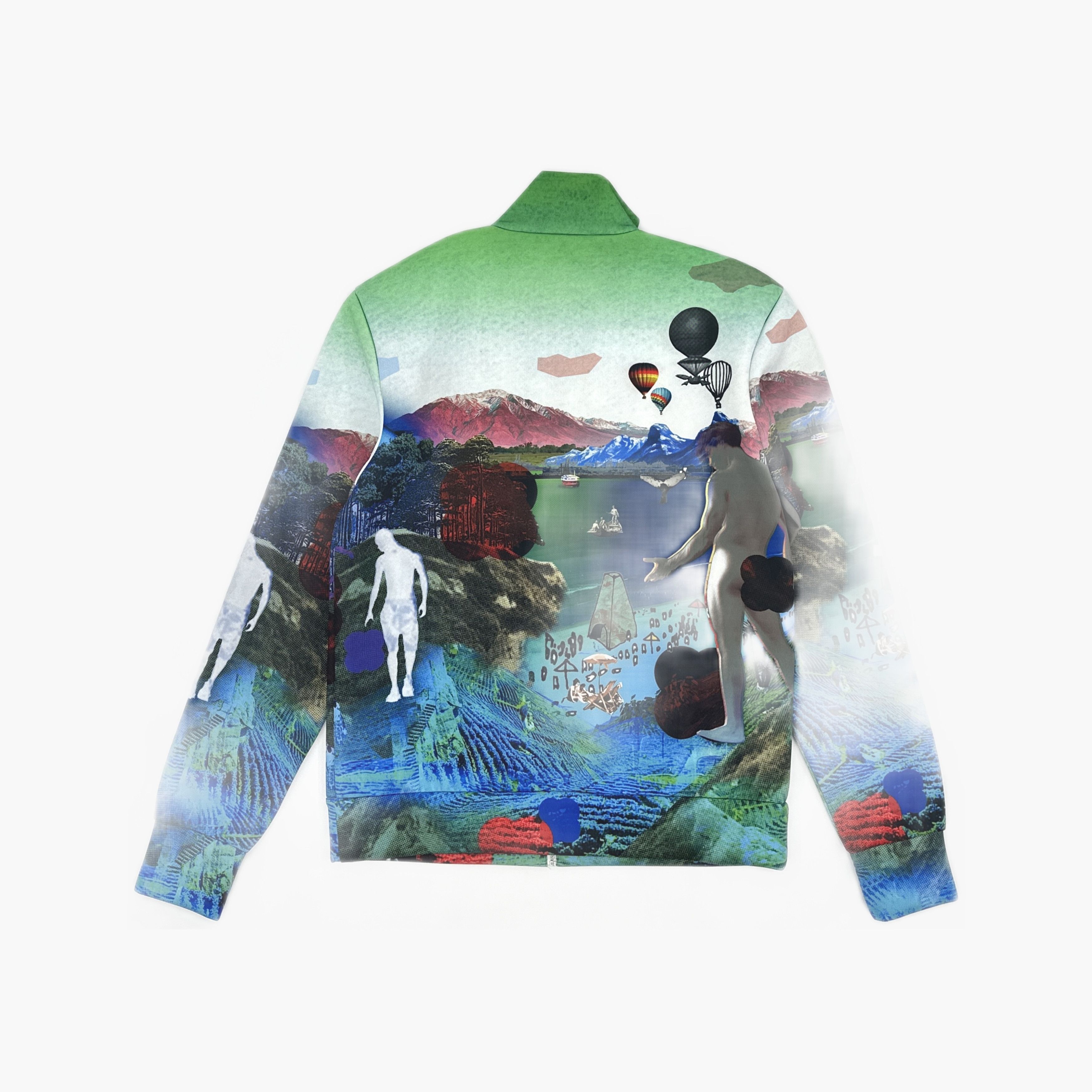Prada Prada Surreal Landscape Zip Jacket Size L Size US L / EU 52-54 / 3 - 2 Thumbnail