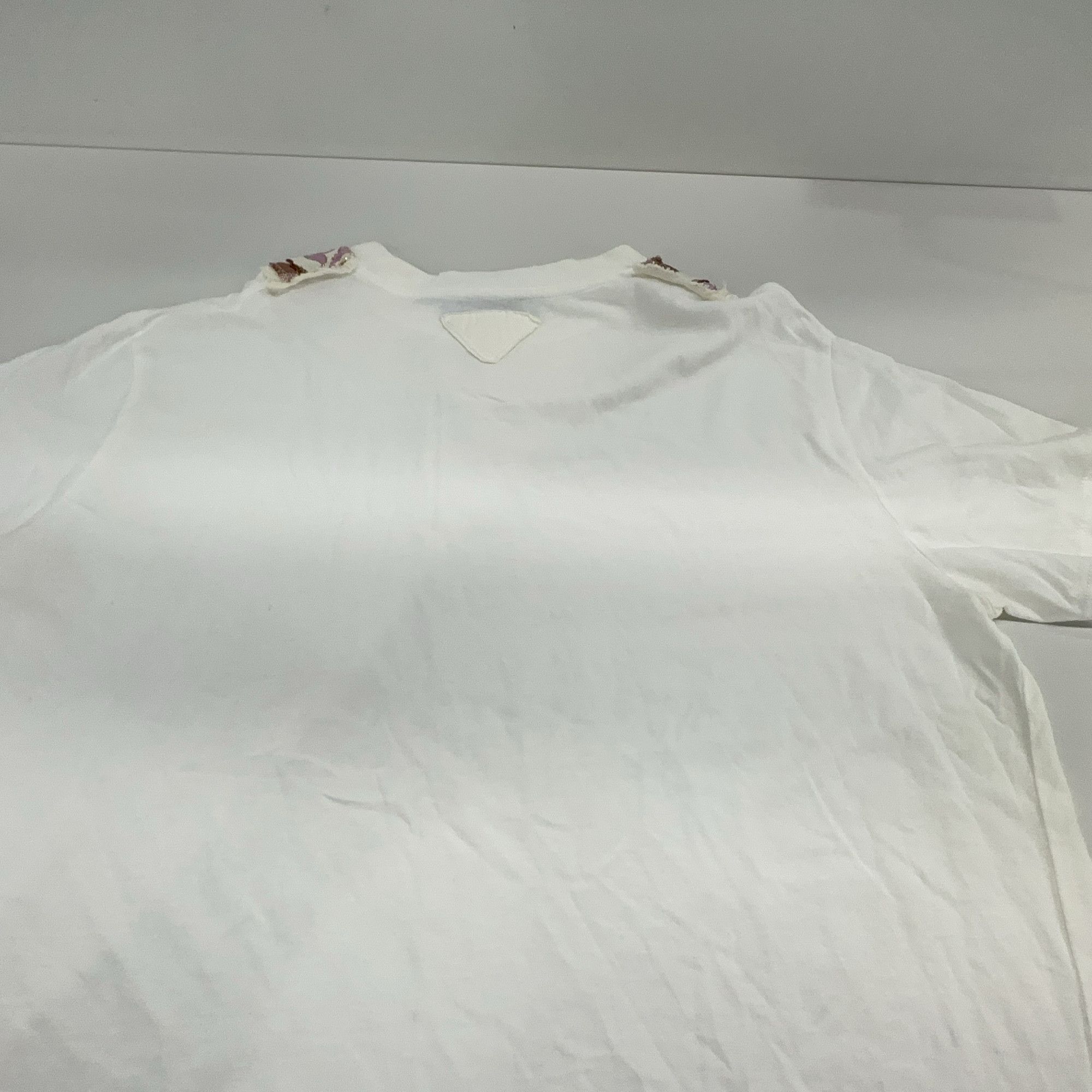 Prada Prada Patterned Collar T-Shirt Size L Size US L / EU 52-54 / 3 - 9 Thumbnail