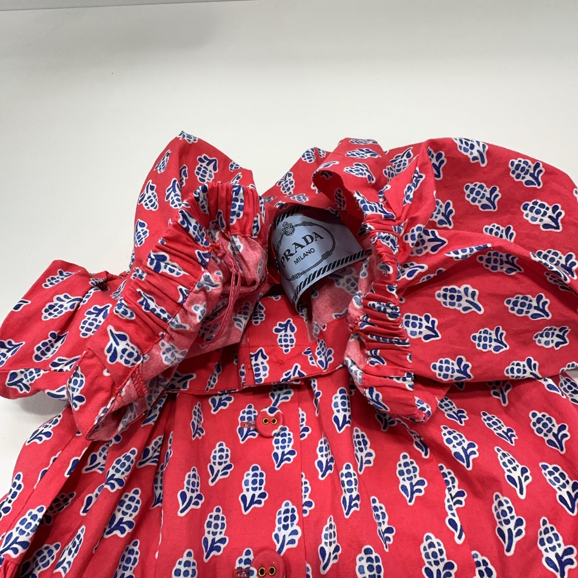 Prada Prada Floral Print Dress Size 40 Size S / US 4 / IT 40 - 5 Thumbnail