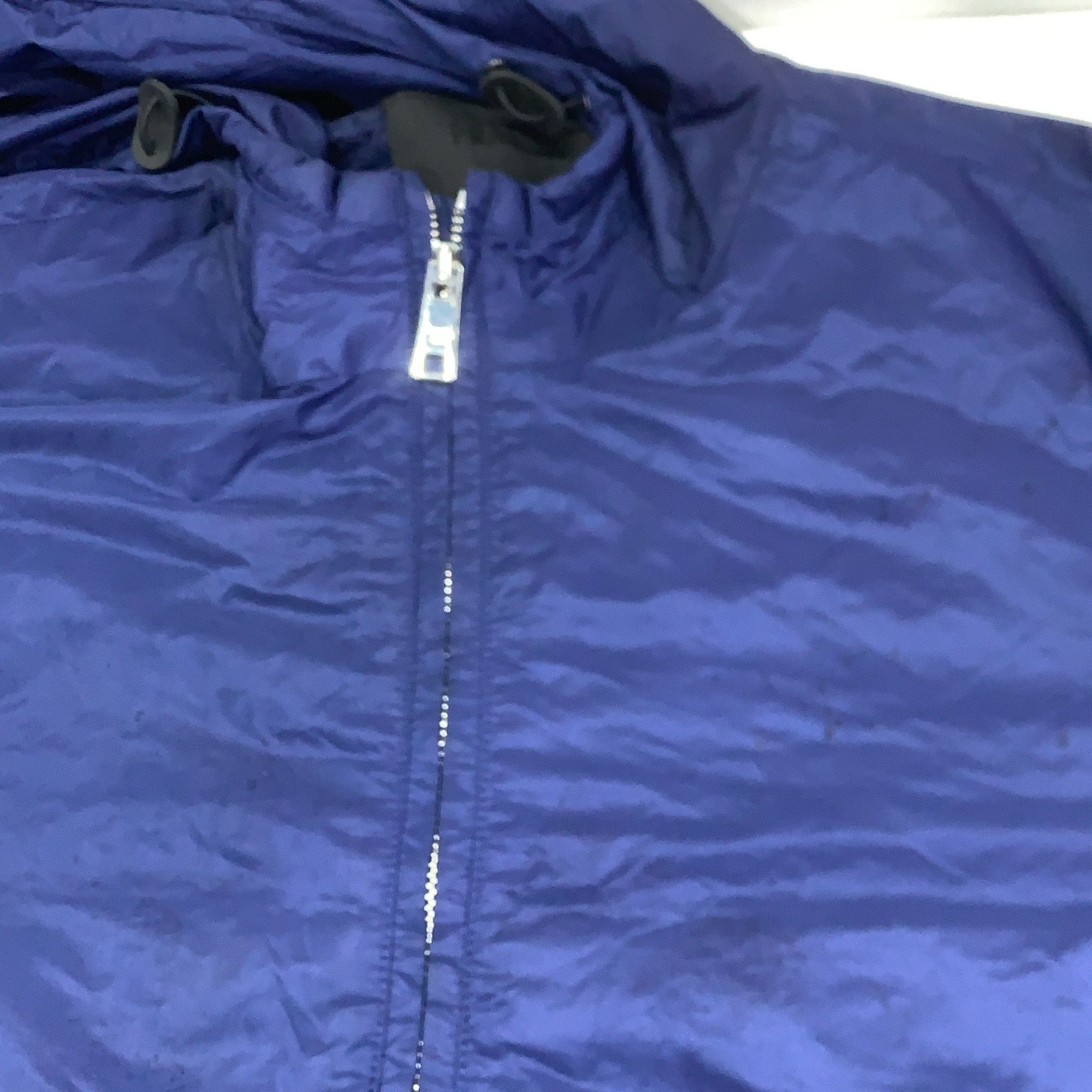 Prada Prada Blue Hooded Windbreaker Jacket Size US S Size US S / EU 44-46 / 1 - 9 Thumbnail
