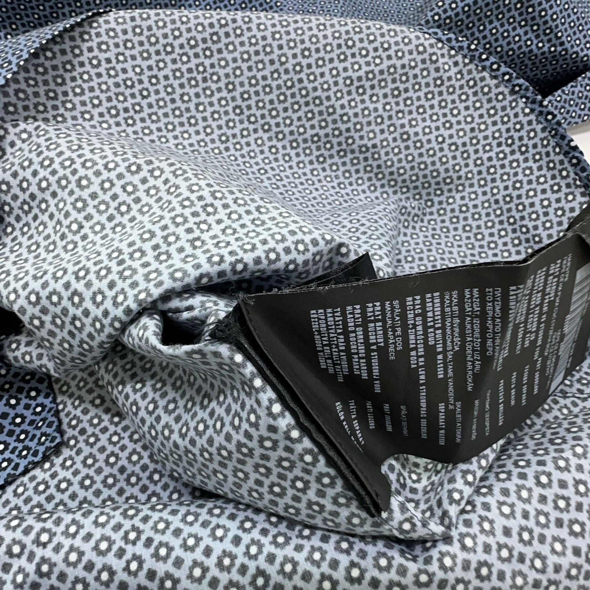 Prada Prada Geometric Patterned Long Sleeve Shirt Size S Size US S / EU 44-46 / 1 - 4 Thumbnail