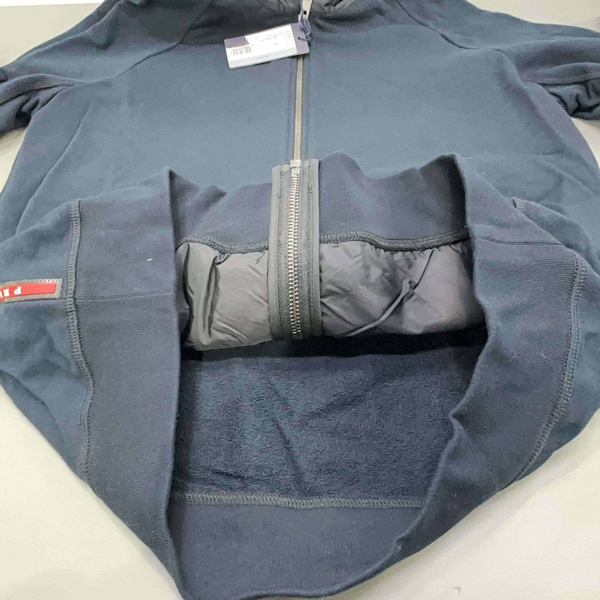 Prada Prada Logo Zip-Up Hoodie Size L Size US L / EU 52-54 / 3 - 9 Thumbnail