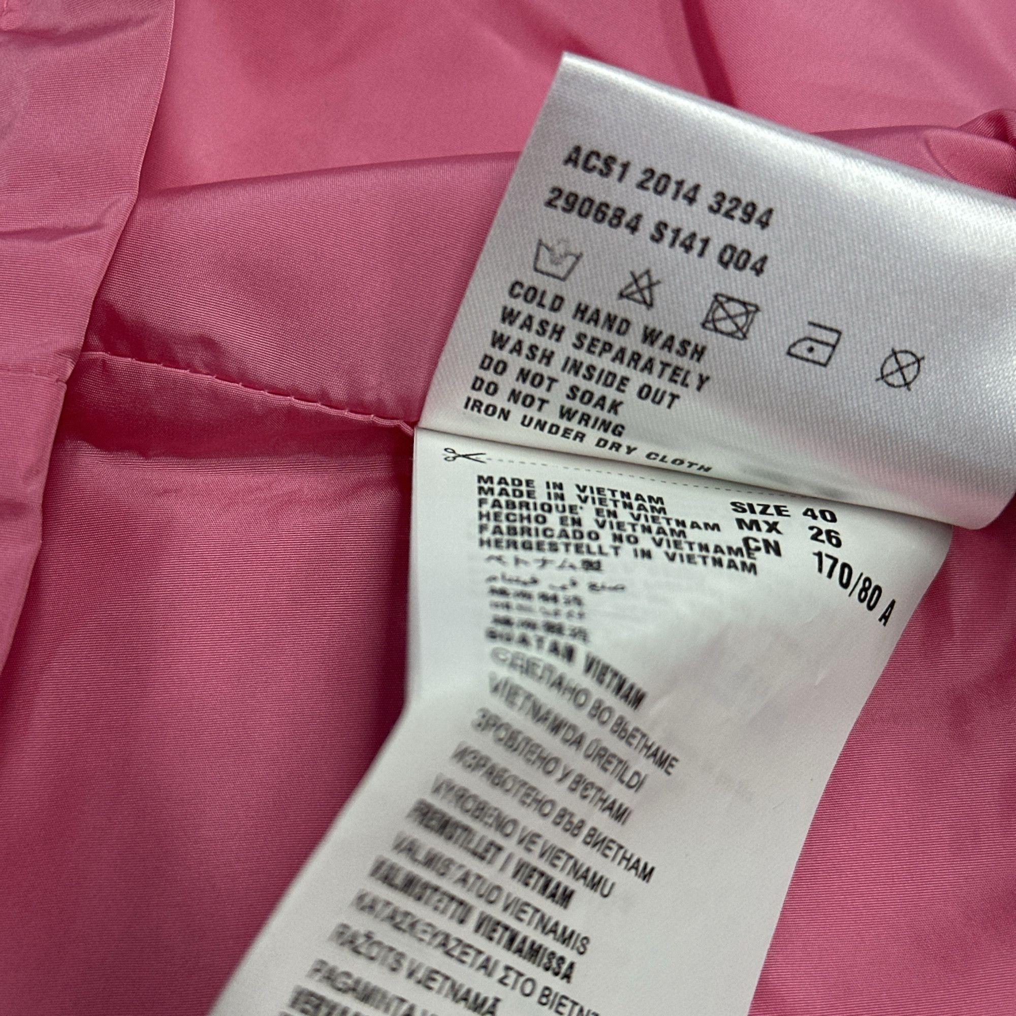 Prada Prada Pink Hooded Jacket Size 40 Size S / US 4 / IT 40 - 5 Thumbnail