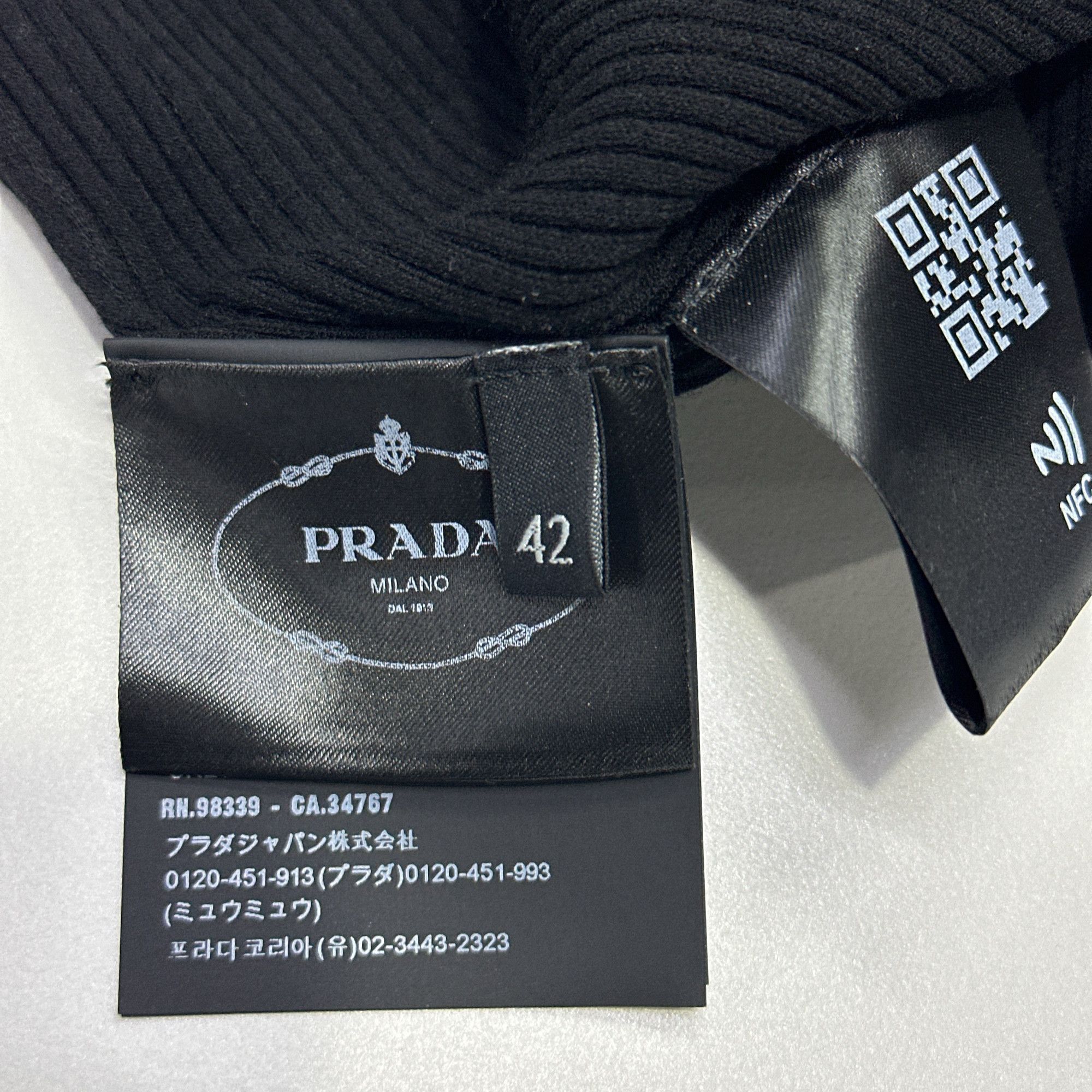 Prada Prada Ribbed Crewneck Sweater 42 Size M / US 6-8 / IT 42-44 - 3 Thumbnail