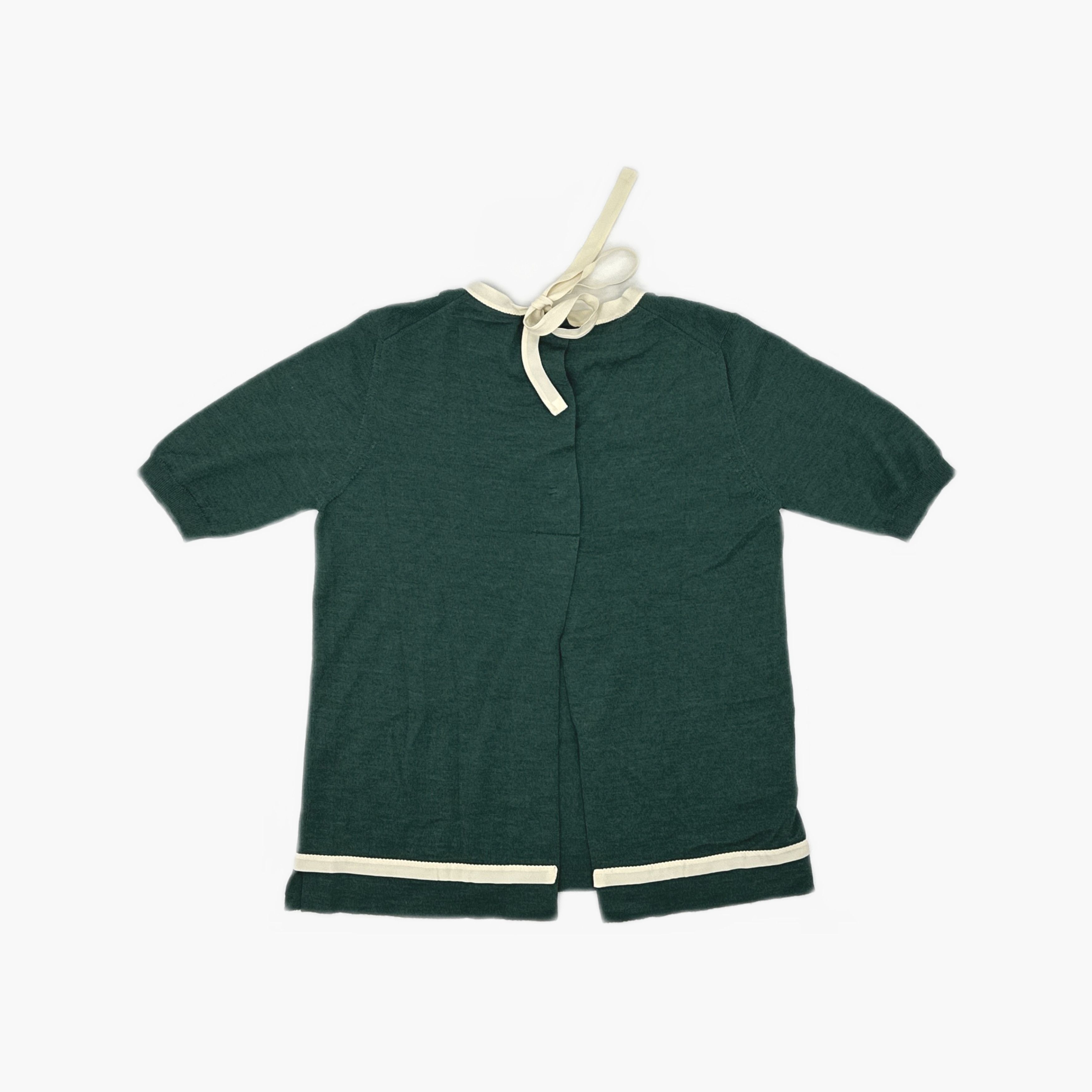Prada Prada Green Contrast Trim Knit Sweater Size 38 Size XS / US 0-2 / IT 36-38 - 2 Thumbnail